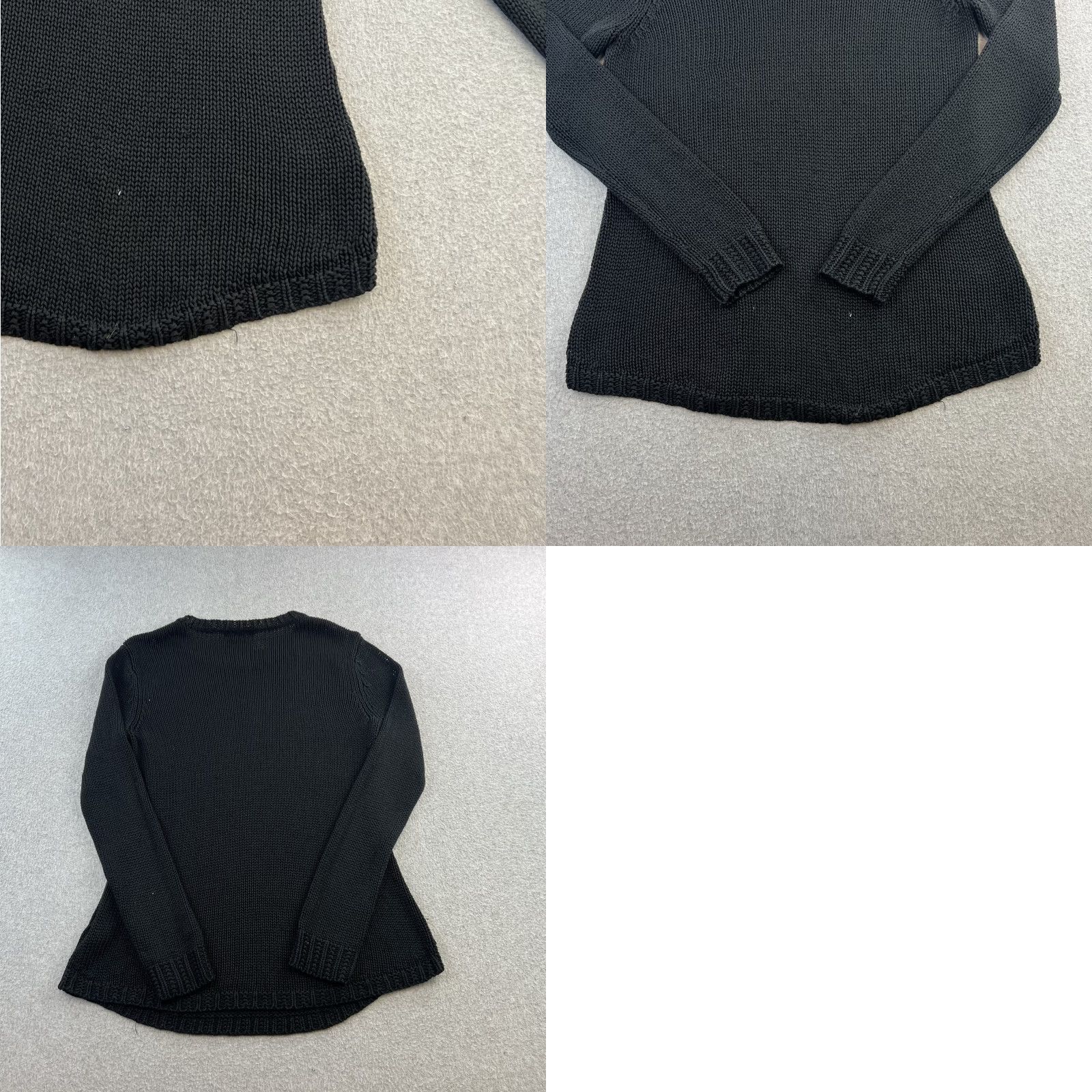Ralph Lauren VINTAGE? Lauren Ralph Lauren Sweater Womens Large Black Knit Crewneck Pullover Classic Size L / US 10 / IT 46 - 8 Thumbnail