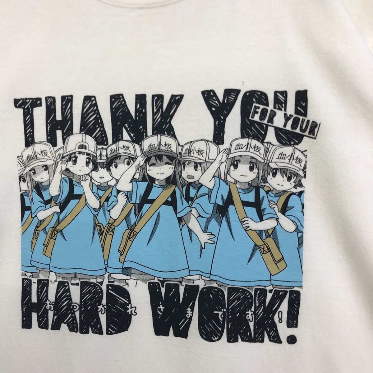 Anime Cells at work! X Cospa Anime Graphic Platelet’s Squad Tee Size US L / EU 52-54 / 3 - 3 Thumbnail