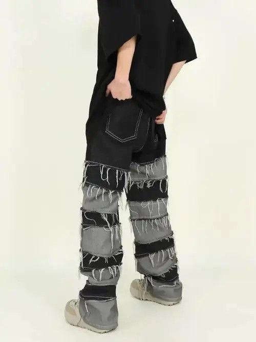 Jean jeans raw edge done old Size US 32 / EU 48 - 4 Thumbnail