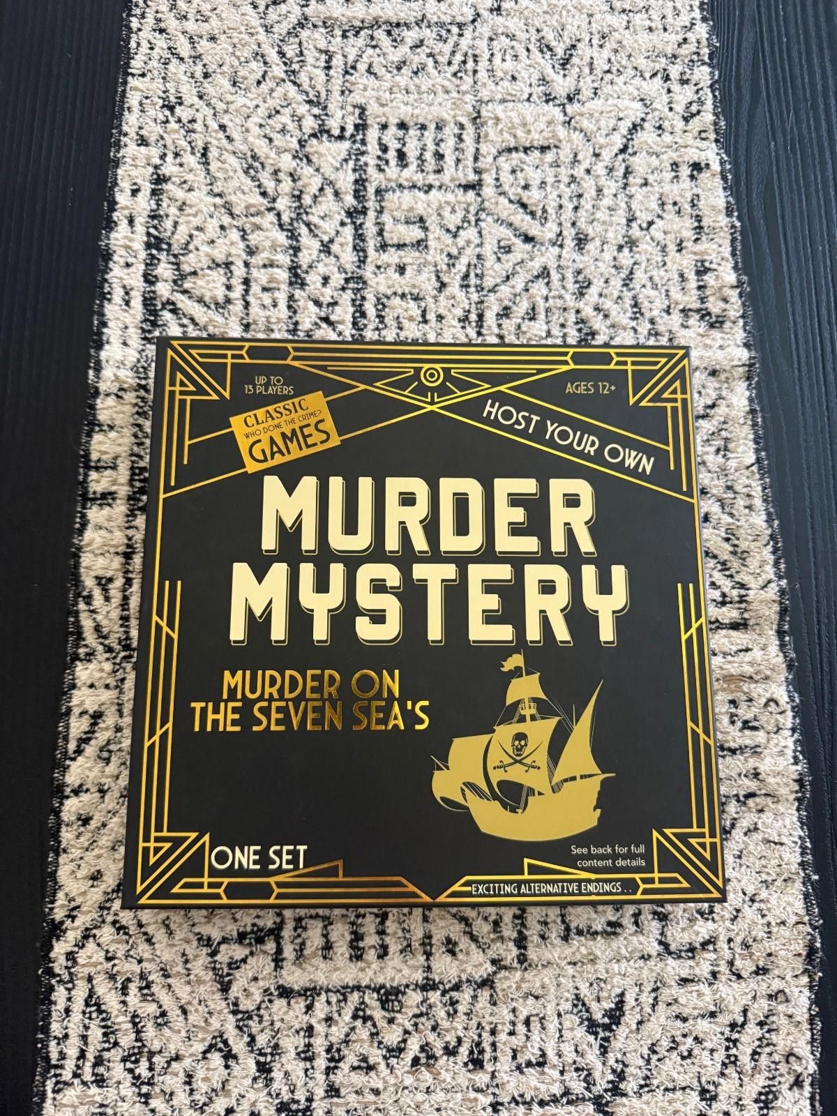 Other Murder Mystery Party Roleplay Game Murder On The Seven Sea’s Size ONE SIZE - 1 Thumbnail