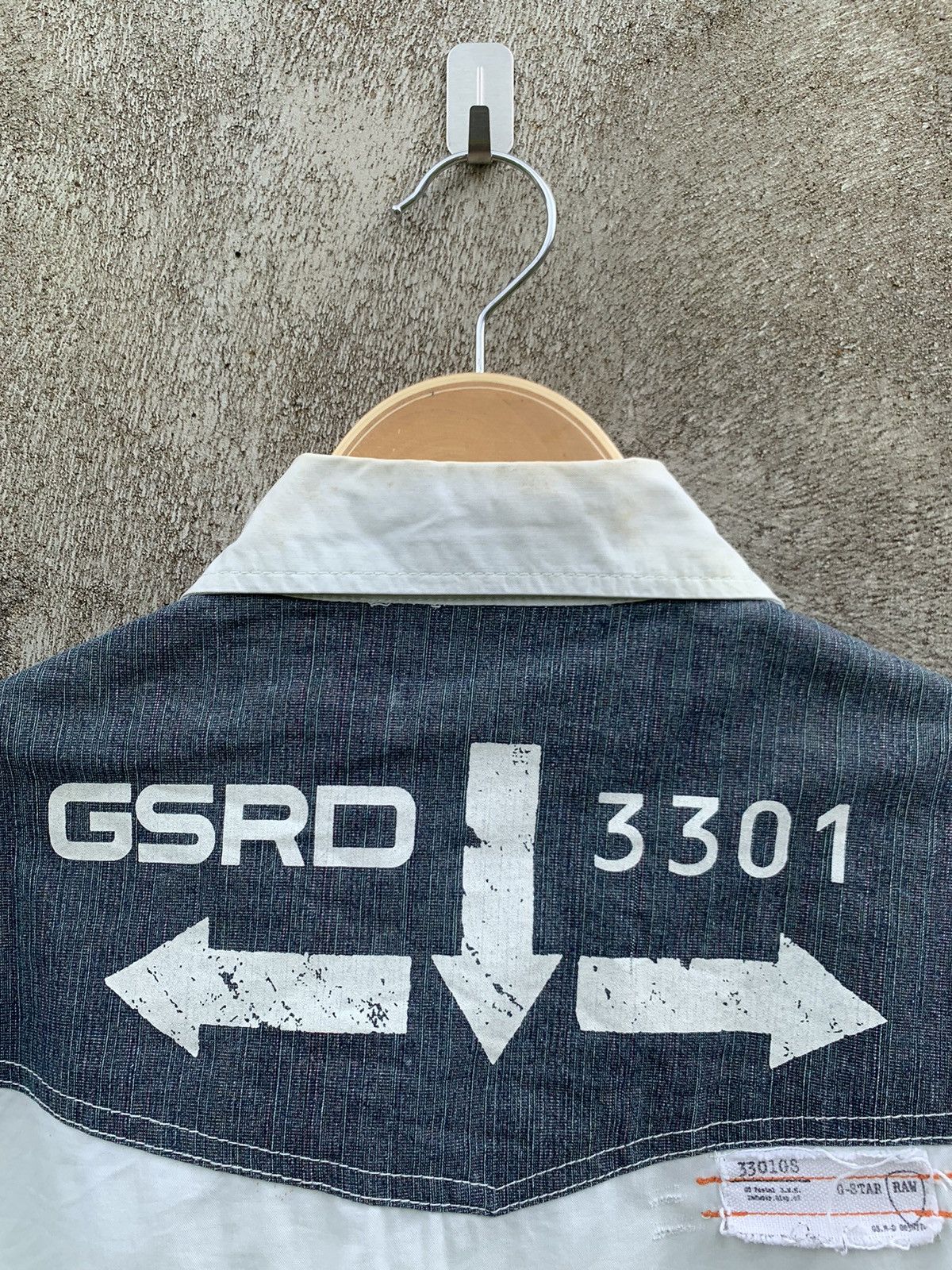 G-Star Vtg G Star Raw studded shirt denim mix cotton Size US M / EU 48-50 / 2 - 6 Thumbnail