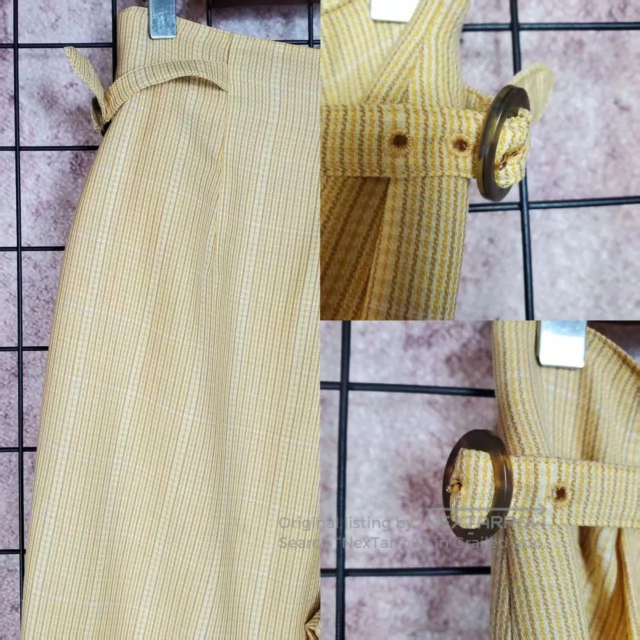 Dior dior high waist wool pants with side ties. Size US 34 / EU 50 - 6 Thumbnail