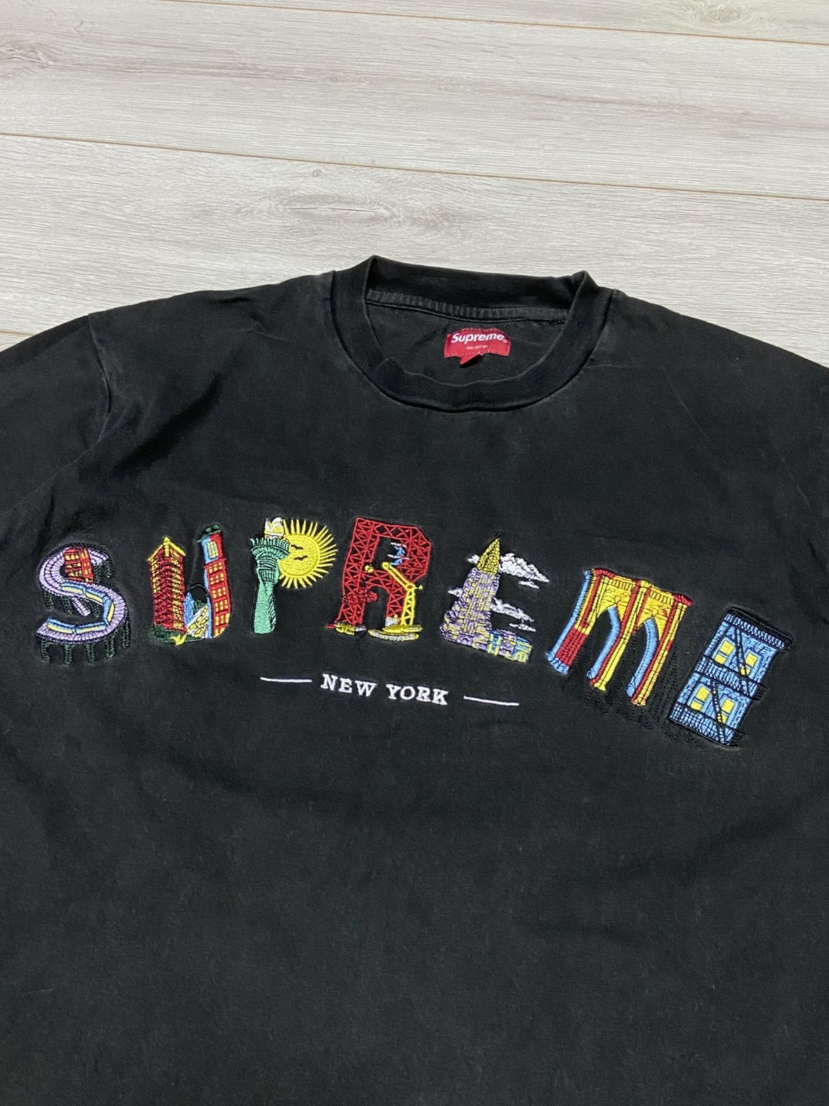 Supreme Supreme City Arc Tee faded Size US XL / EU 56 / 4 - 2 Thumbnail