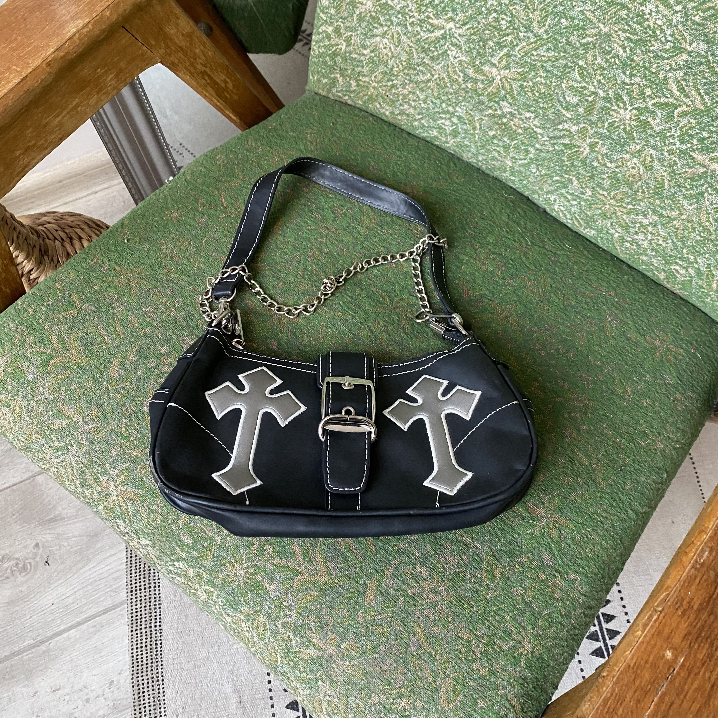 Affliction Y2K Vintage 2000s Avantgarde mini bag Chrome Hearts vibe Size ONE SIZE - 3 Thumbnail