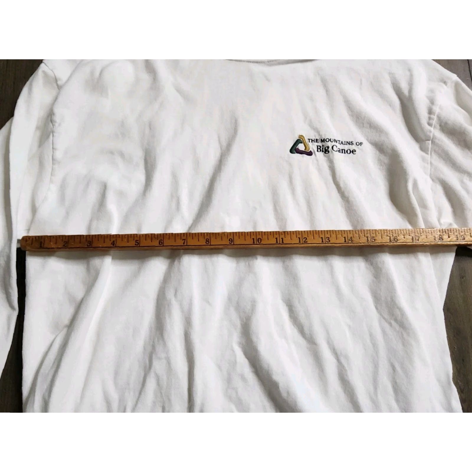Vintage VINTAGE Cotton Exchange T-Shirt Mens L White Knit Turtleneck 80s 90s Funny Mountains Big Canoe Georgia T Shirt Brand Accents Logo Size US L / EU 52-54 / 3 - 3 Thumbnail
