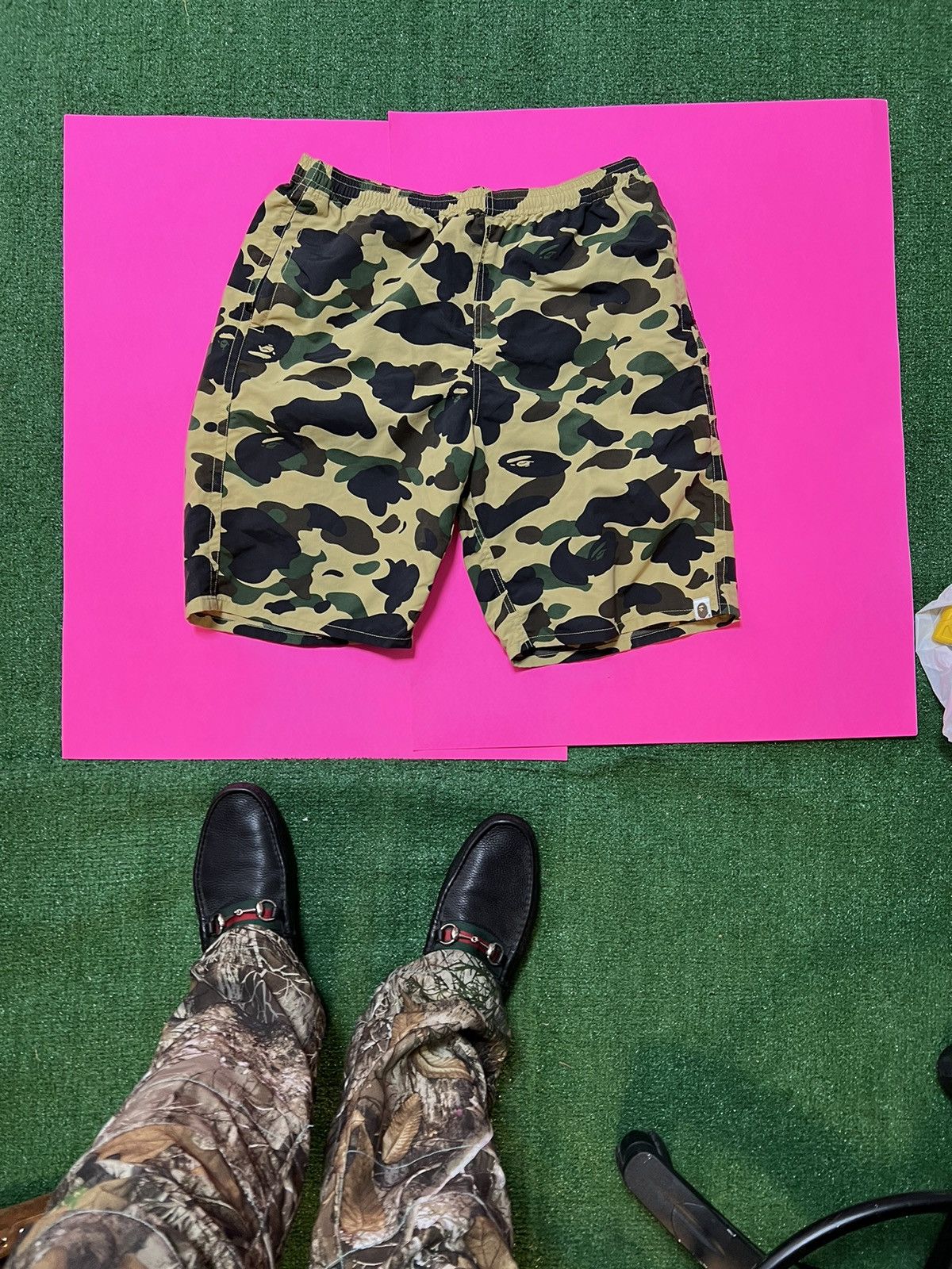image of The Perfect Short / Swim Bape in Camo, Men's (Size 32)