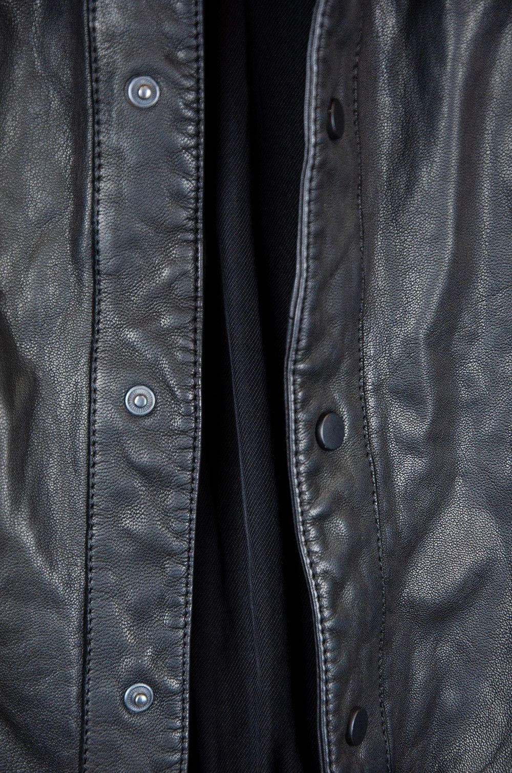 Allsaints AllSaints Holmes Leather Moto Jacket Black Size XL Size US XL / EU 56 / 4 - 14 Thumbnail