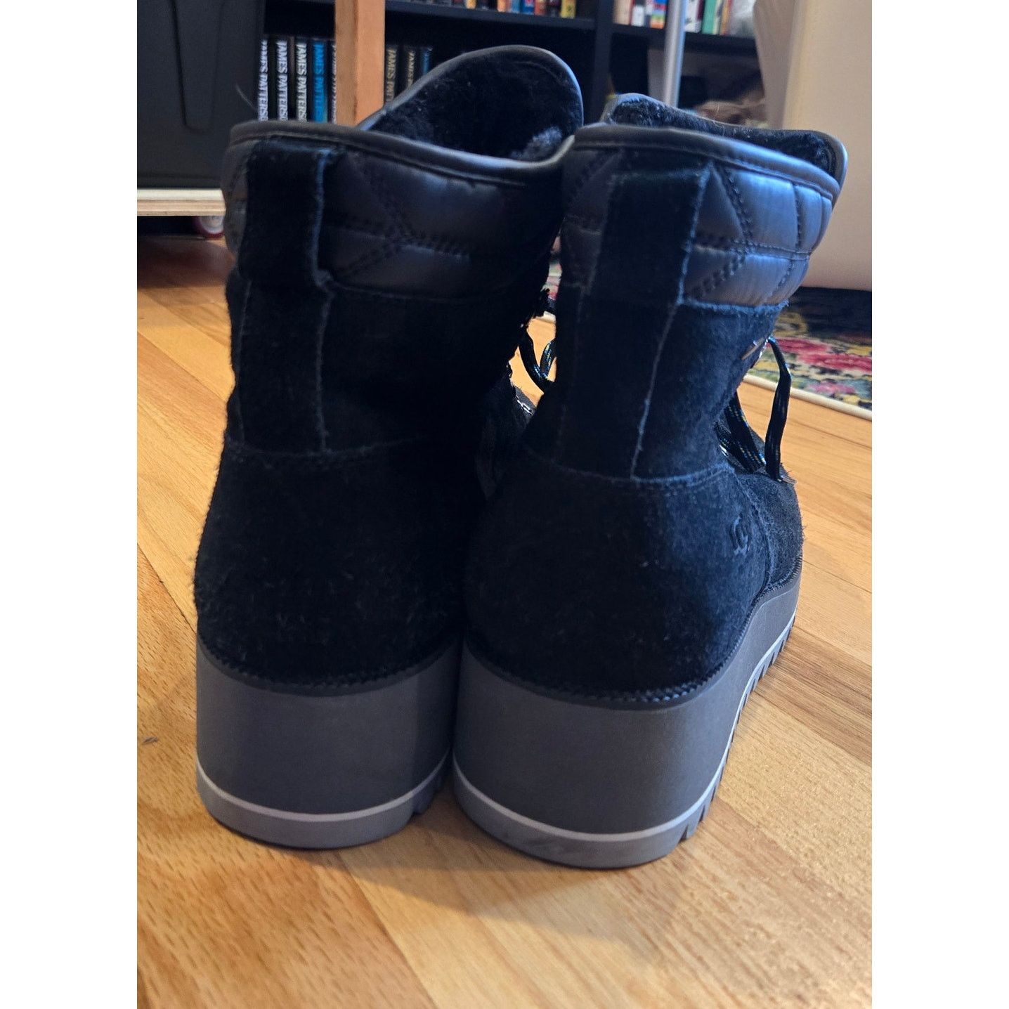 Ugg UGG Birch Lace-Up Black Boot Women's 11 Size US 11 / IT 41 - 3 Thumbnail