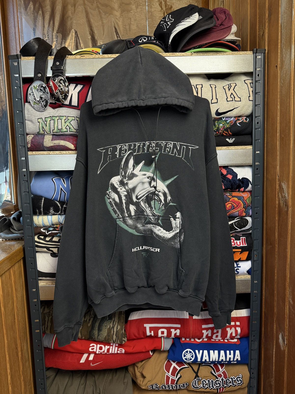 Represent Clo. HELLRAISER HOODIE Size US S / EU 44-46 / 1 - 1 Thumbnail