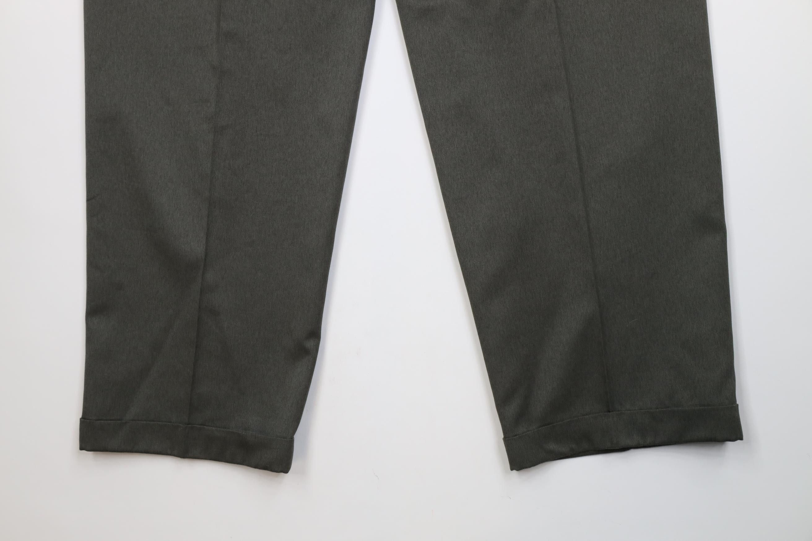 Vintage Vintage 90s Streetwear Wide Leg Chino Pants Heather Green Size US 40 / EU 56 - 13 Thumbnail