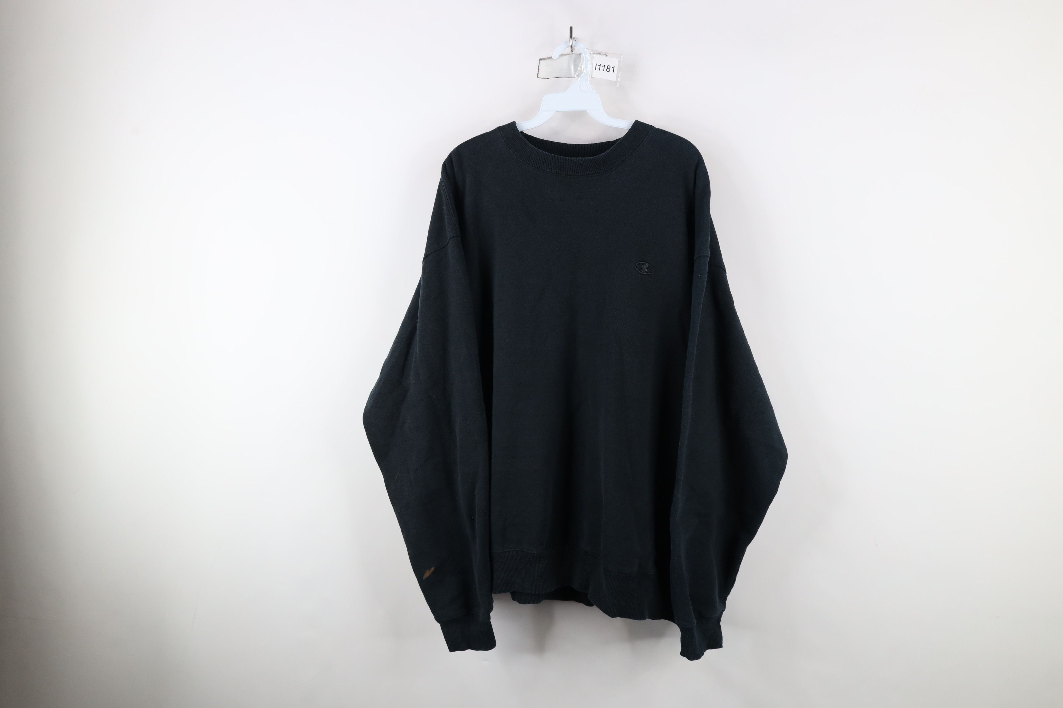 Champion × Vintage Vintage Champion Faded Monochrome Crewneck Sweatshirt Black Size US XXL / EU 58 / 5 - 1 Thumbnail