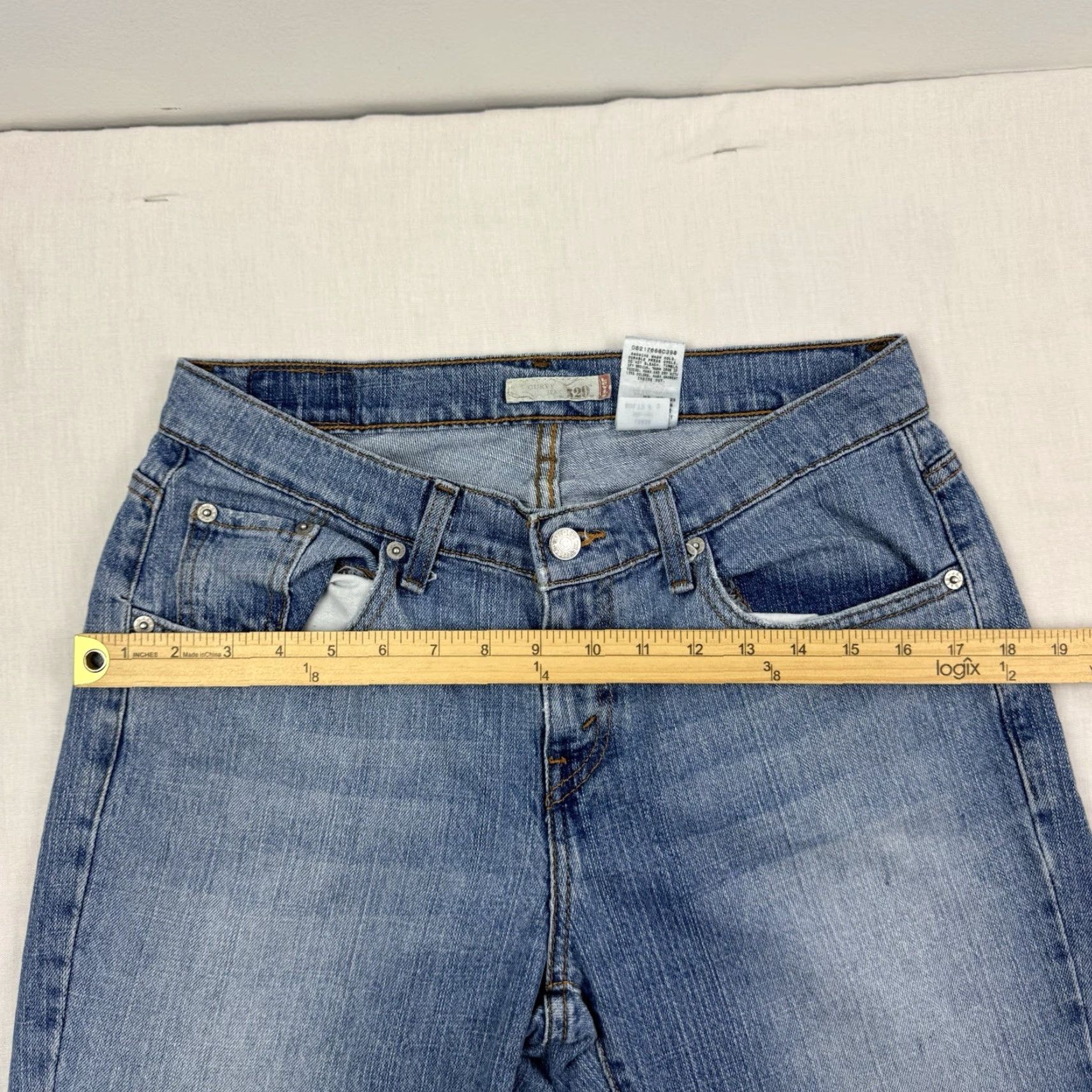 Levi's VINTAGE Levi's 529 Jeans Bootcut Womens 8 Blue Mid Hippster Y2K Hipster 90s? Size 30" / US 8 / IT 44 - 7 Thumbnail