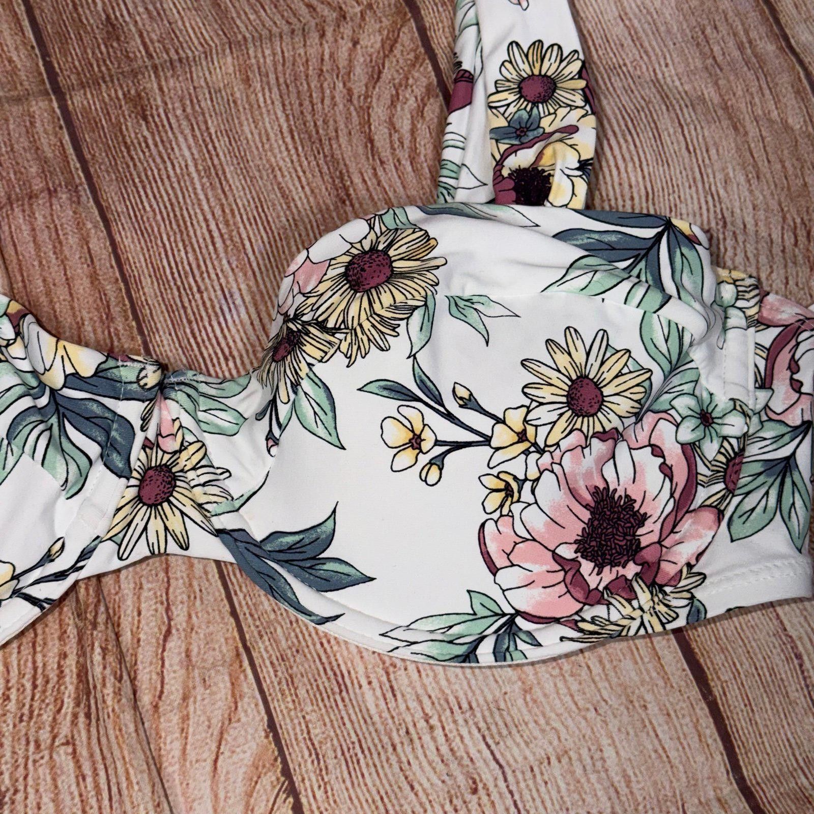 Other Freshwater Summer Lov Draped Straps Underwire Top XL NWT Size ONE SIZE - 3 Thumbnail