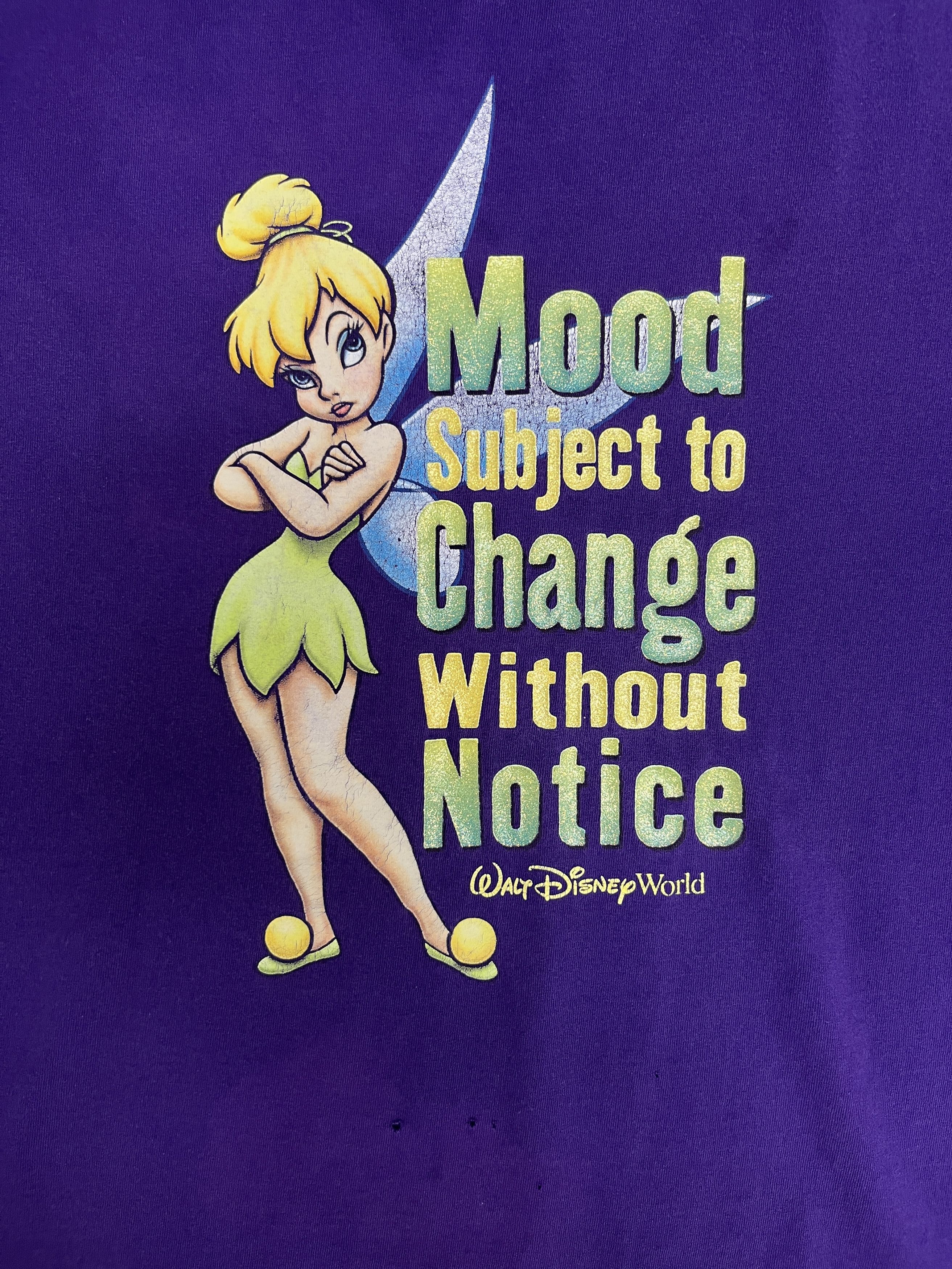 Vintage Tinkerbell Mood Subject To Change Vintage T-Shirt Tee Size US XL / EU 56 / 4 - 2 Thumbnail