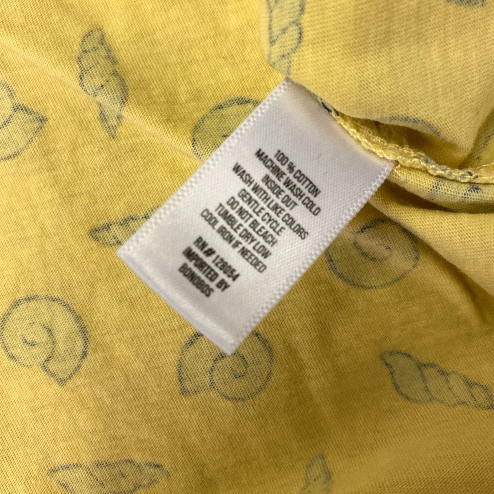 Bonobos Bonobos Shirt Slim Button-Up Seashells Ocean Beach Yellow L Regular Mens Size US L / EU 52-54 / 3 - 4 Thumbnail