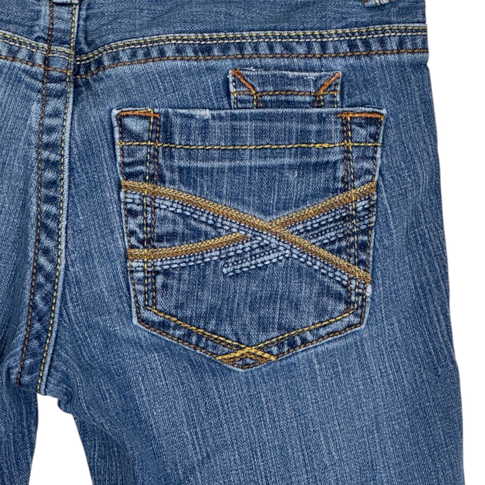 Aeropostale Aeropostale Womens Jeans Size 3/4 Blue Straight Leg Mid Rise Size 26" / US 2 / IT 38 - 8 Thumbnail