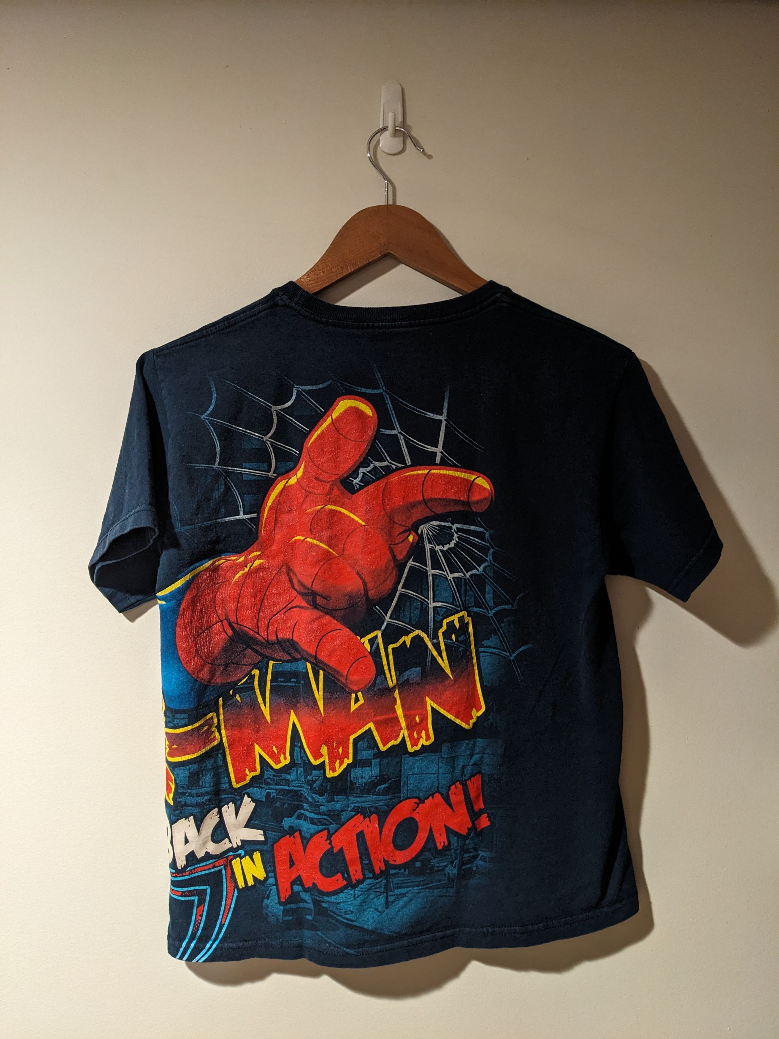Marvel Comics × Vintage Vintage 2010's Spider-Man Marvel Comics Youth Large T-Shirt Size US L / EU 52-54 / 3 - 4 Thumbnail