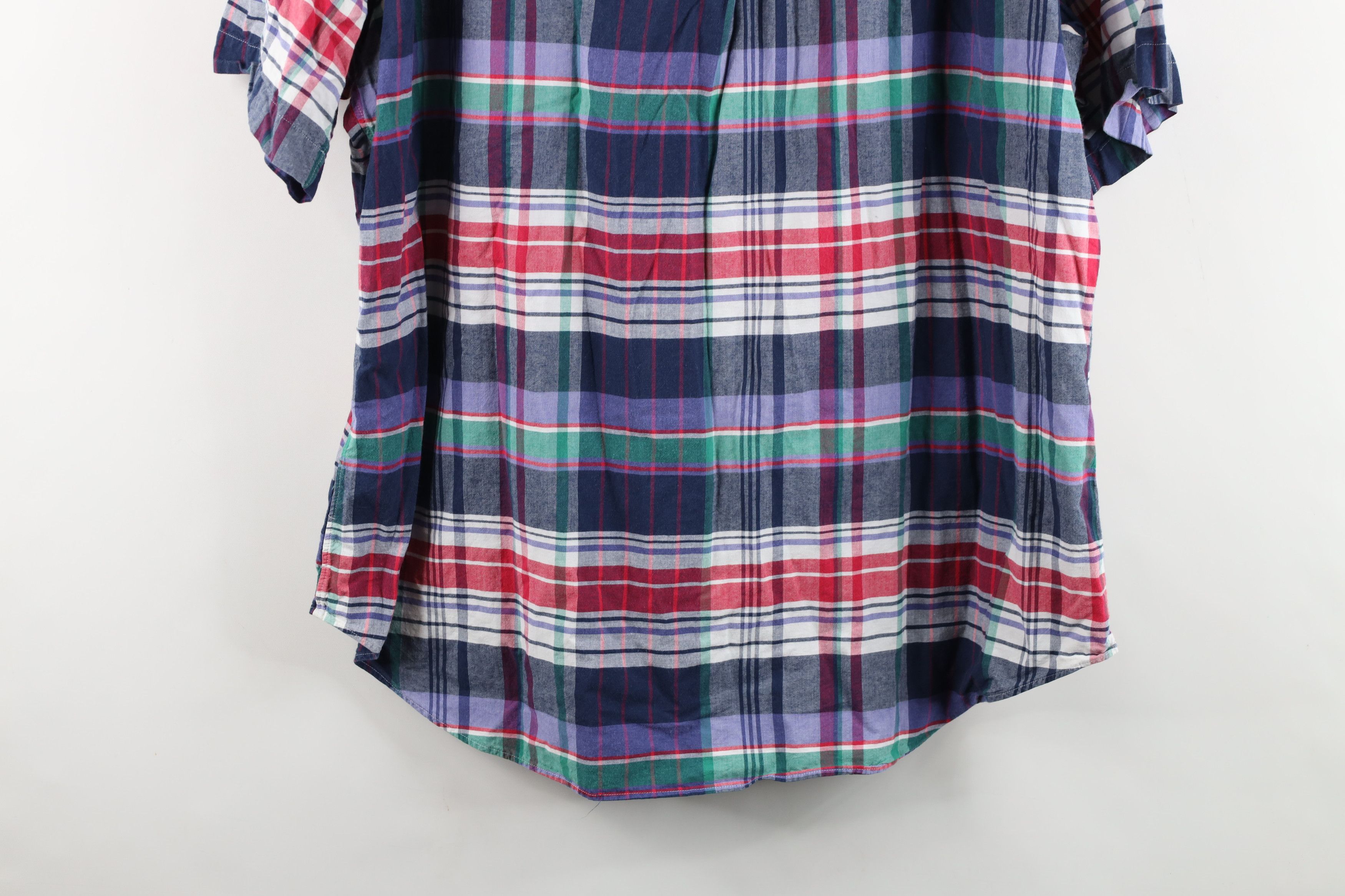 Ralph Lauren Vintage 90s Ralph Lauren Madras Plaid Button Down Shirt Size US XL / EU 56 / 4 - 12 Thumbnail