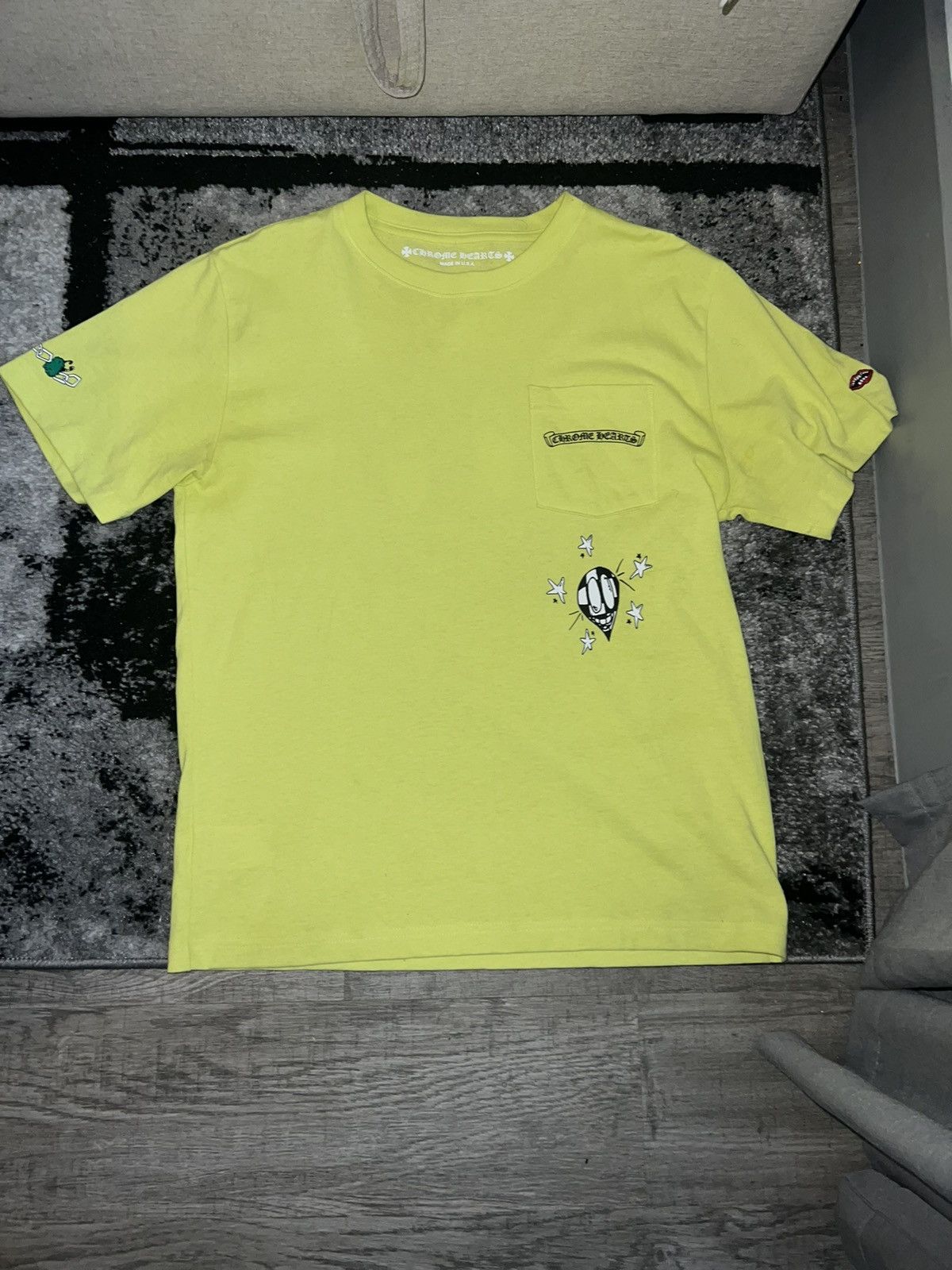 image of Chrome Hearts Matty Boy Tee in Green, Men's (Size Medium)