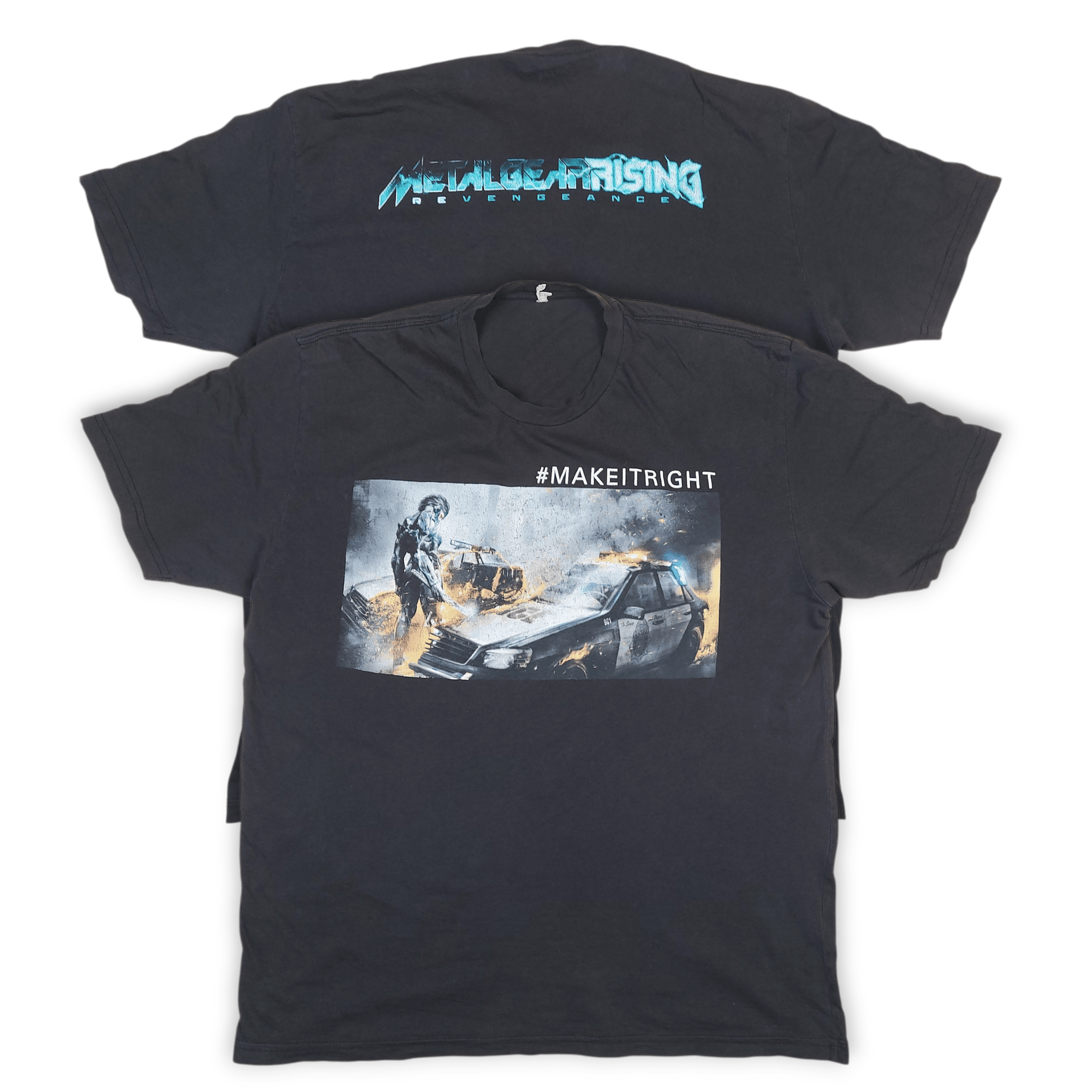 Playstation 2013 Metal Gear Rising Revengeance Raiden Konami TEE Size US XL / EU 56 / 4 - 1 Thumbnail
