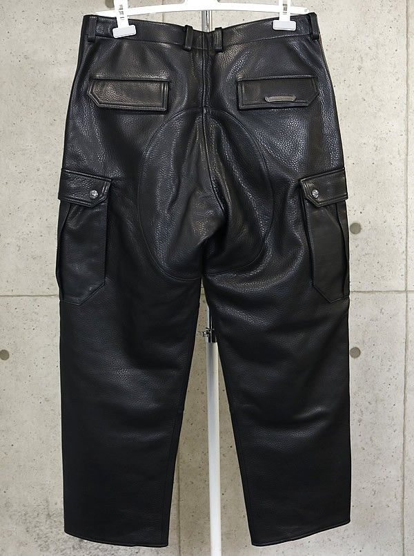 Chrome Hearts Chrome Hearts Devil Dog Leather Pants Size US 34 / EU 50 - 2 Thumbnail