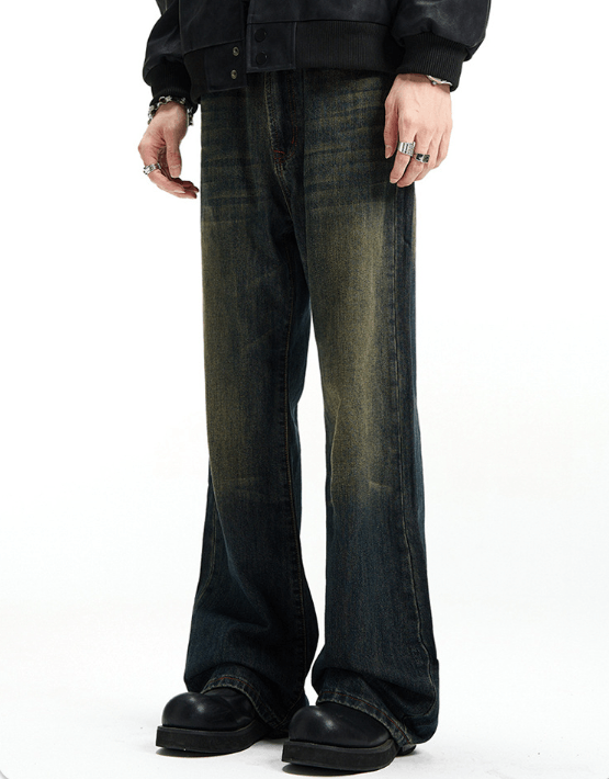 Japanese Brand × Jean Vintage distressed straight Cleanfit loose casual jeans Size US 32 / EU 48 - 3 Thumbnail