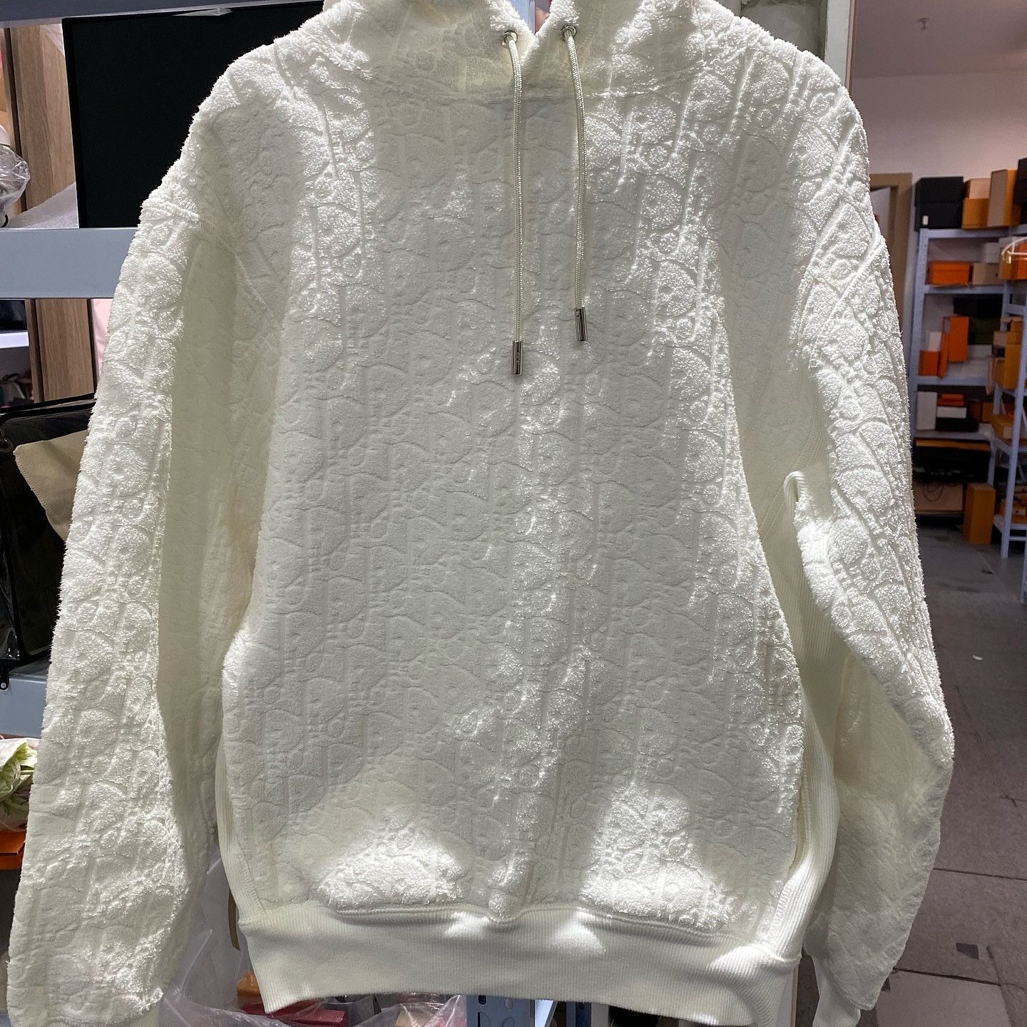 Dior Dior Oblique Towel Hoodie Size XS Size US XS / EU 42 / 0 - 1 Thumbnail