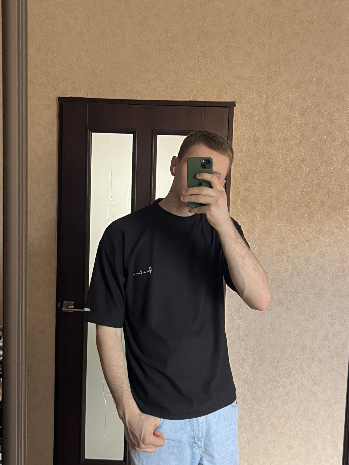 Versace × Vintage Vintage Versace V2 Tshirt Black Logo luxury blank tee Size US L / EU 52-54 / 3 - 2 Thumbnail