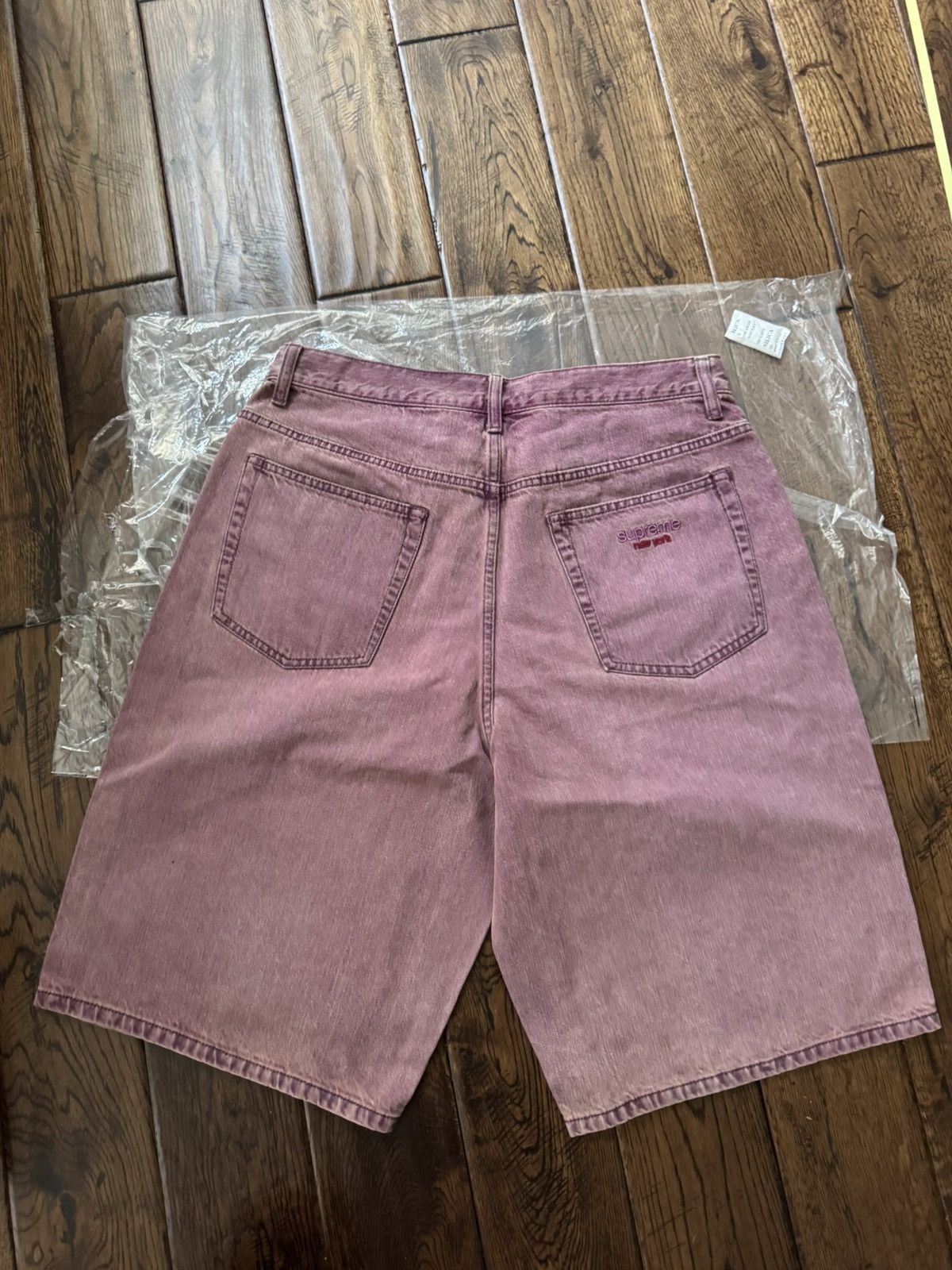 Supreme Supreme Baggy Denim Shorts Overdyed Purple Size US 32 / EU 48 - 2 Thumbnail