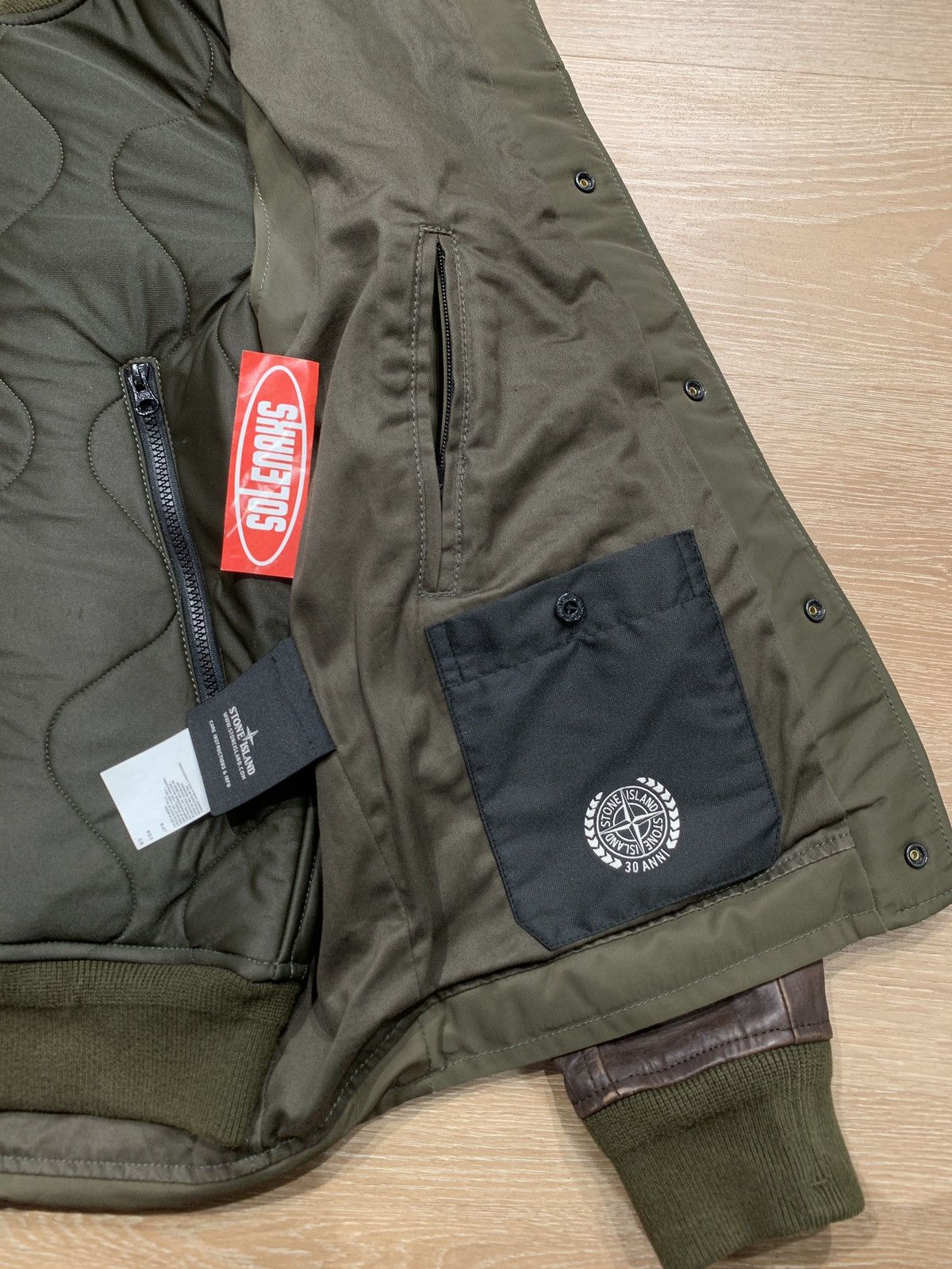 Designer × Stone Island Stone island 30th anniversary leather vest jacket Size US S / EU 44-46 / 1 - 16 Thumbnail