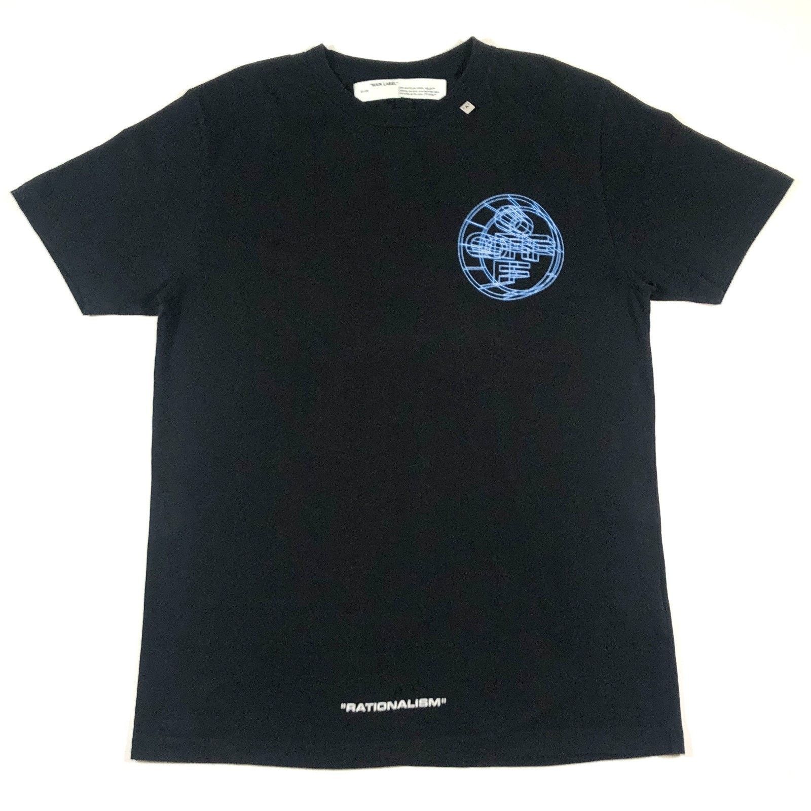 Off-White Off White Rationalism Black Blue Tee T Shirt Size Large L Size US L / EU 52-54 / 3 - 3 Thumbnail