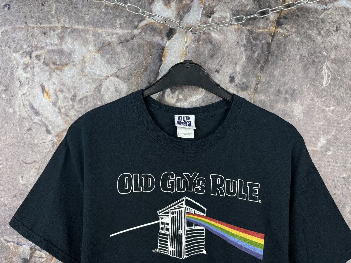 Pink Floyd Old Guys Rule The Dark T-Shirt Mens Parody Pink Floyd Size US L / EU 52-54 / 3 - 2 Thumbnail
