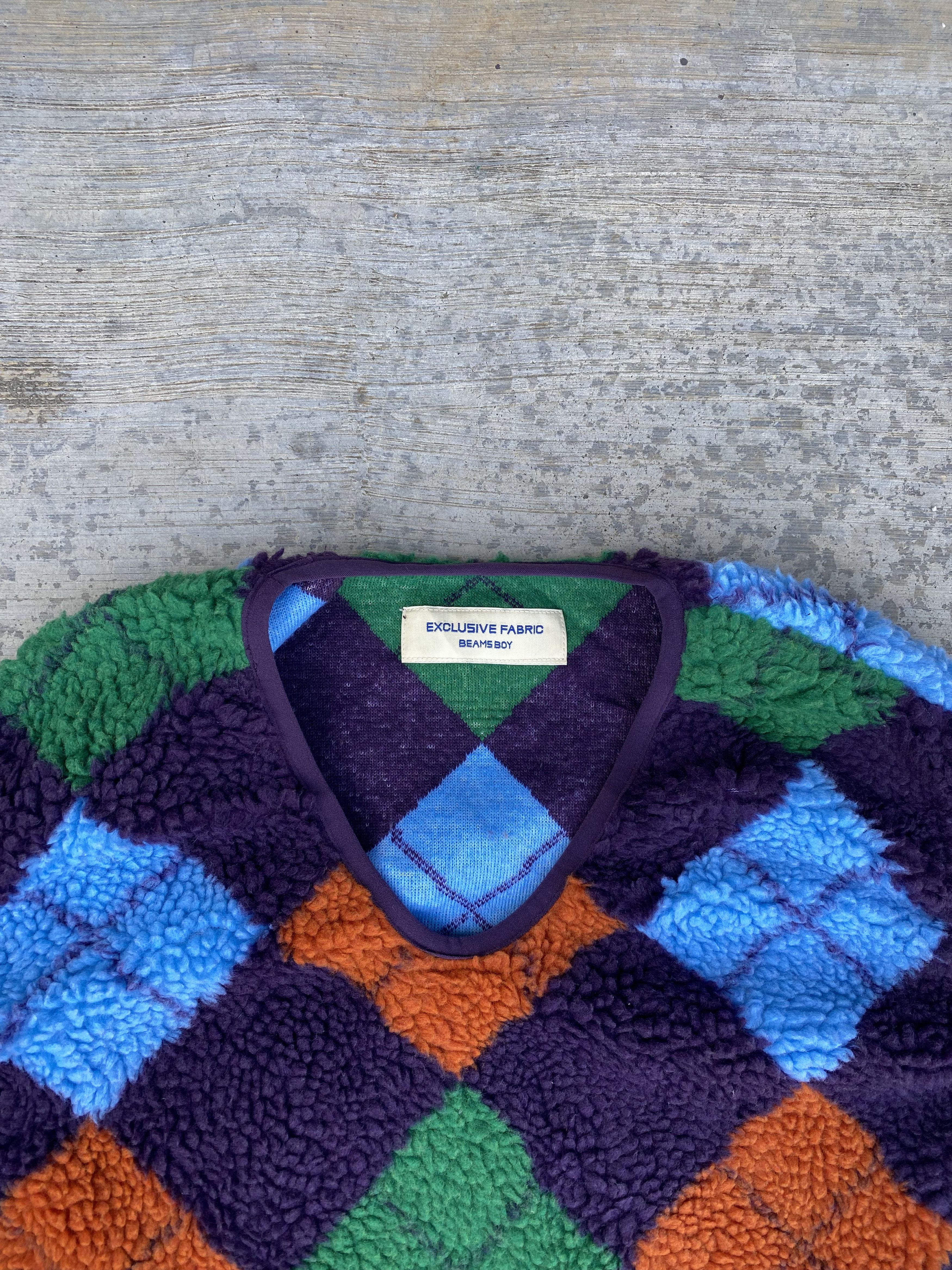 Beams Japan BEAMS BOY jacquard Boa Pullover Vest Size M / US 6-8 / IT 42-44 - 3 Thumbnail