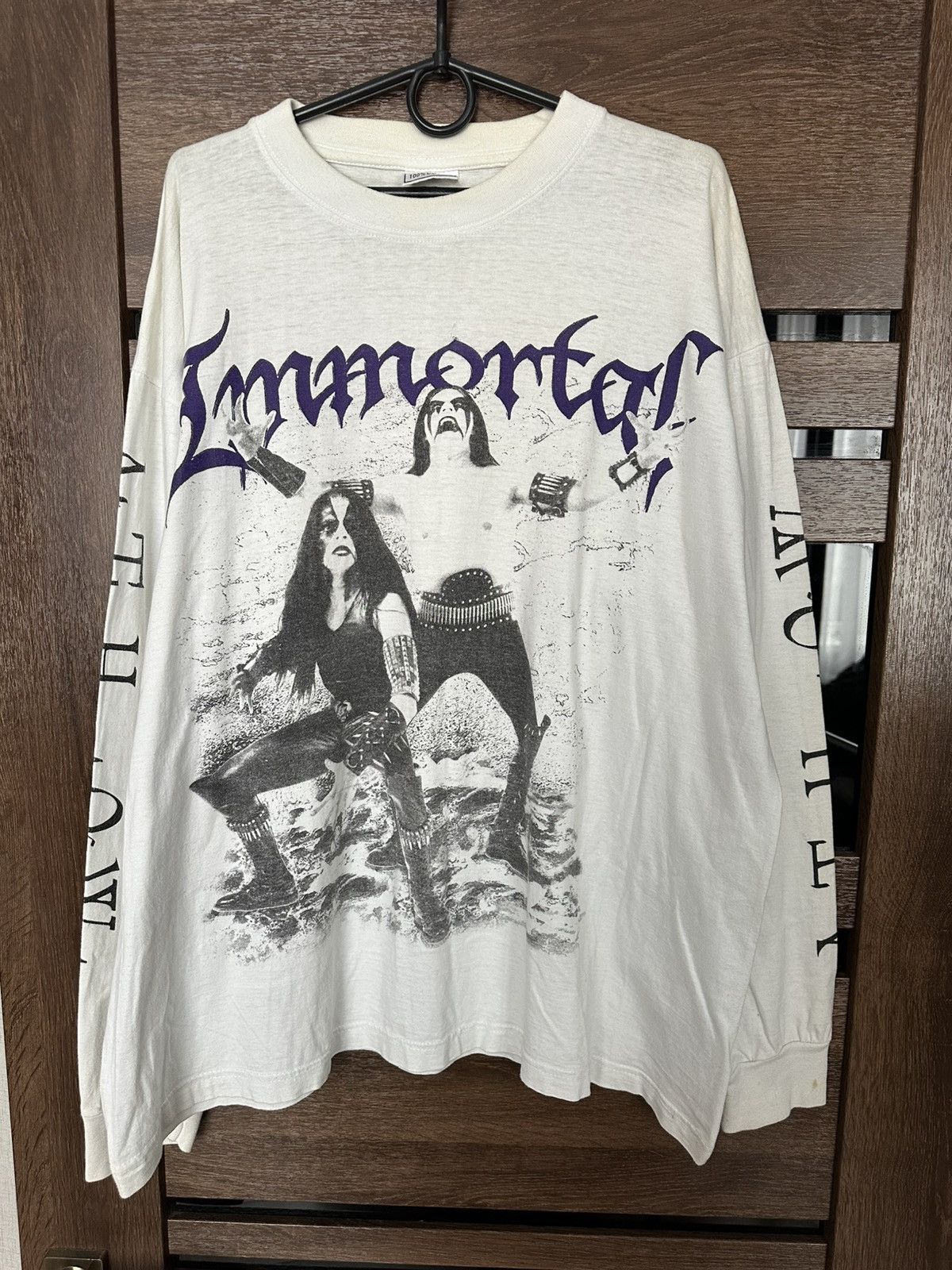 Band Tees 1999 Immortal At The Heart Of Winter Vintage Long Sleeve Tee Size US XL / EU 56 / 4 - 2 Thumbnail