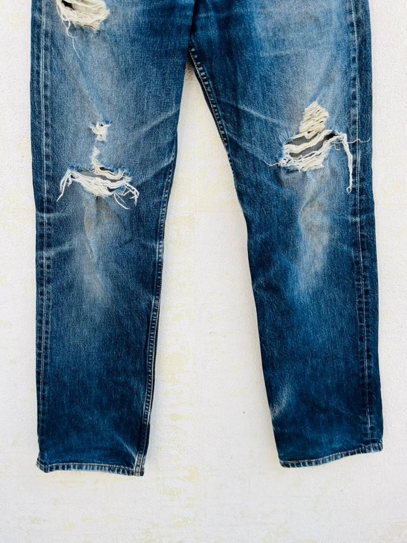 Levi's Vintage Clothing × Vintage Vintage Levis Distressed Japanese Designer Fashion Style Size US 30 / EU 46 - 4 Thumbnail