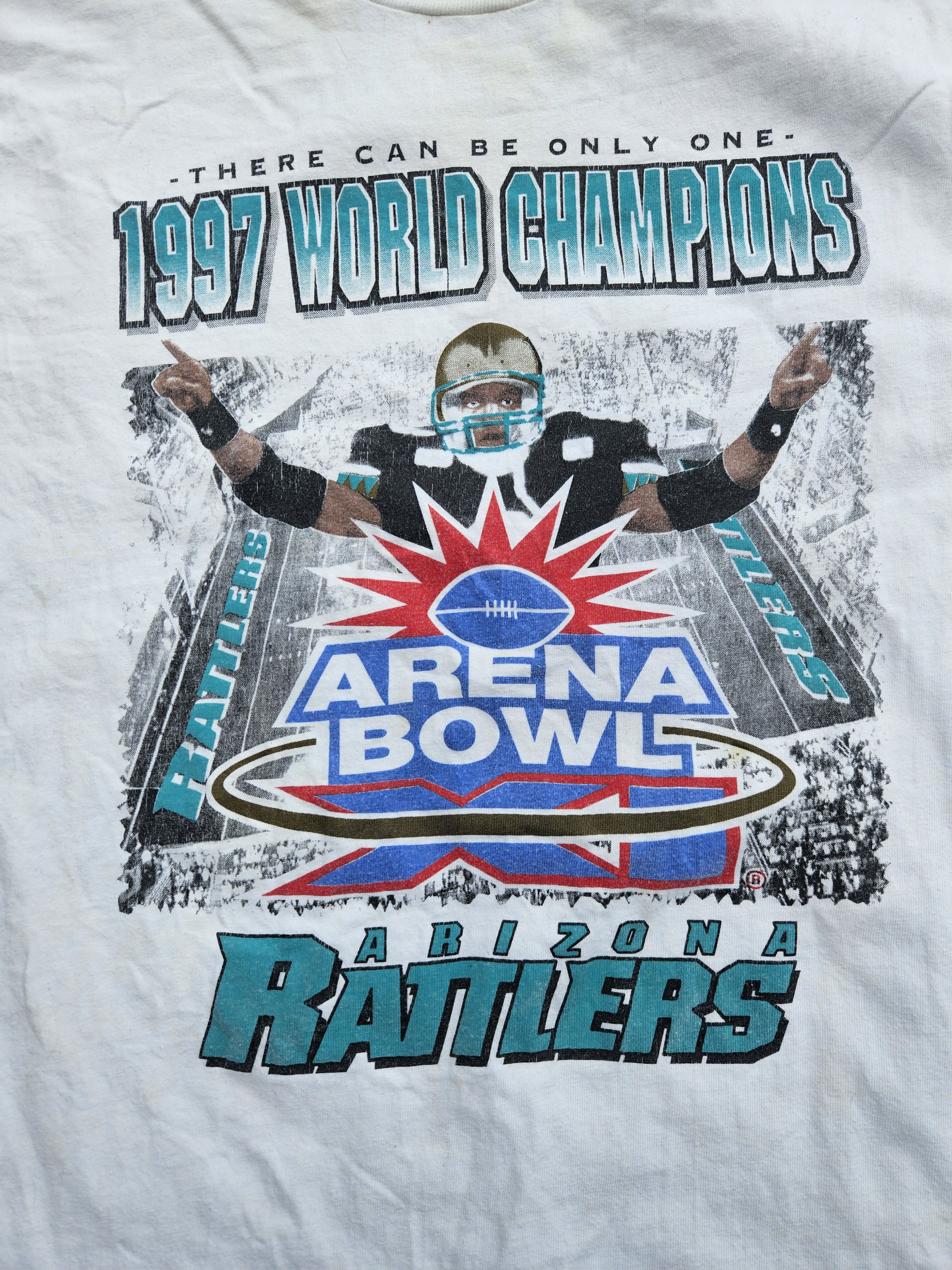 Hanes Arizona Rattlers 1997 Arena Bowl Champions Vintage Hanes Tee Size US L / EU 52-54 / 3 - 2 Thumbnail