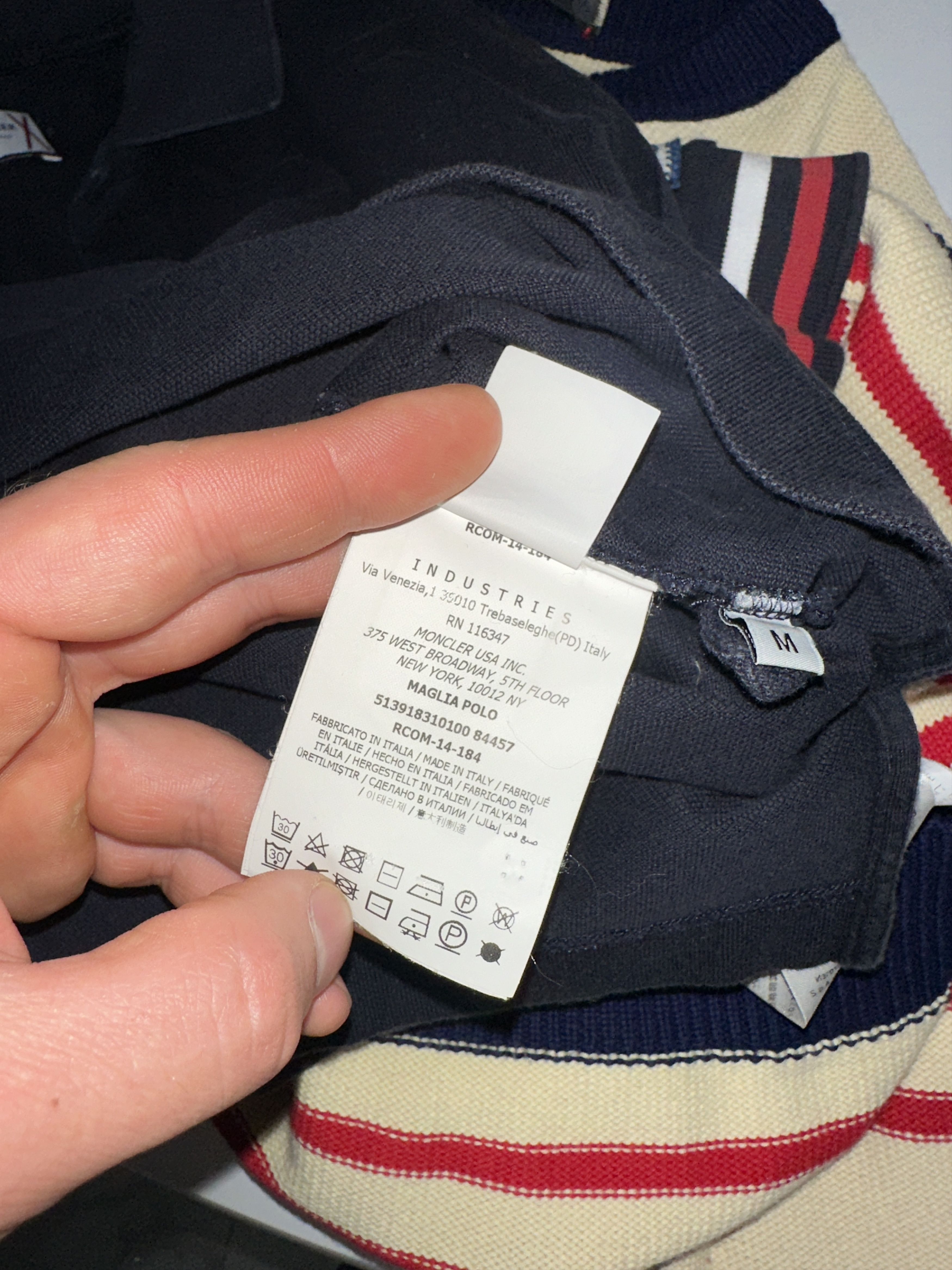 Moncler Moncler Gamme Bleu Blouse Casual Short Sleeve Tee Size M Size US M / EU 48-50 / 2 - 14 Thumbnail