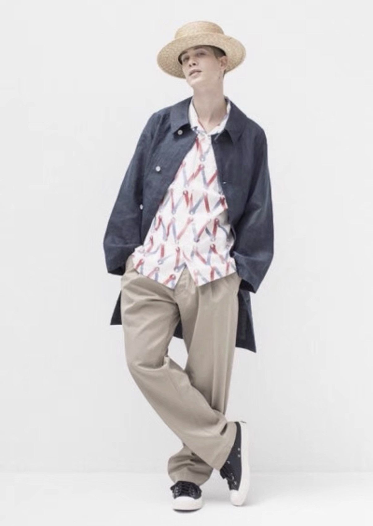Visvim visvim 18SS Hakama Chino – Washed & Distressed Relaxed Pants Size US 30 / EU 46 - 9 Thumbnail