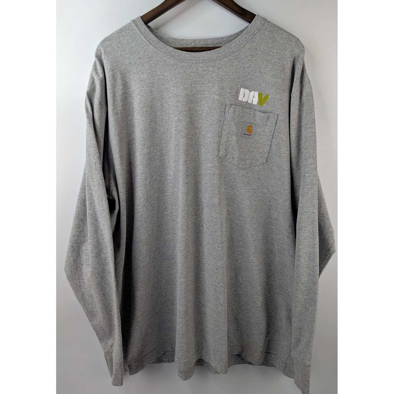 Carhartt Carhartt DAV Logo Pocket Long Sleeve Shirt Mens 2XL Gray Workwear K126 Carhartt Men’s K87 Shirt Mens 2XL Gray DA V Logo Pocket Long Sleeve Shirt Size US XXL / EU 58 / 5 - 3 Thumbnail