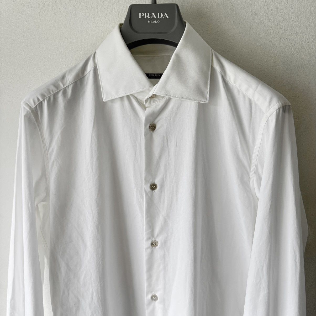 Miu Miu Miu Miu SS2005 White Shiva Embellished Shirt Size US S / EU 44-46 / 1 - 3 Thumbnail