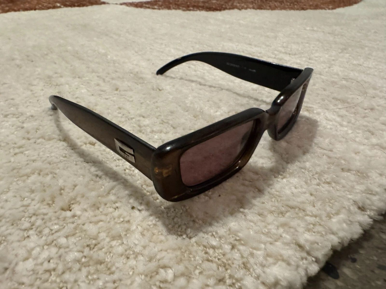 Gucci Gucci Sunglasses GG2409/N/S Brown Rectangle Oversized Size ONE SIZE - 4 Thumbnail
