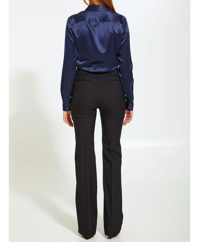 Saint Laurent Paris o1bcso1str0924 Fitted Shirtt in Blue Size US XXS / EU 40 - 3 Thumbnail