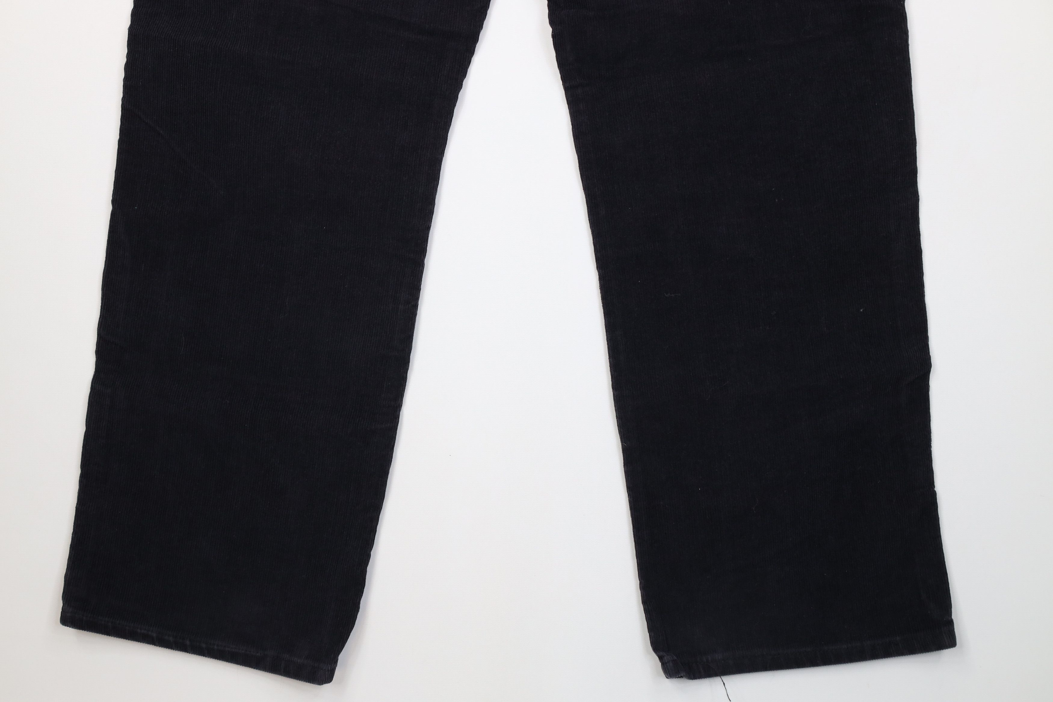 Vintage Vintage 70s Streetwear Wide Leg Corduroy Pants Dark Blue USA Size US 38 / EU 54 - 11 Thumbnail