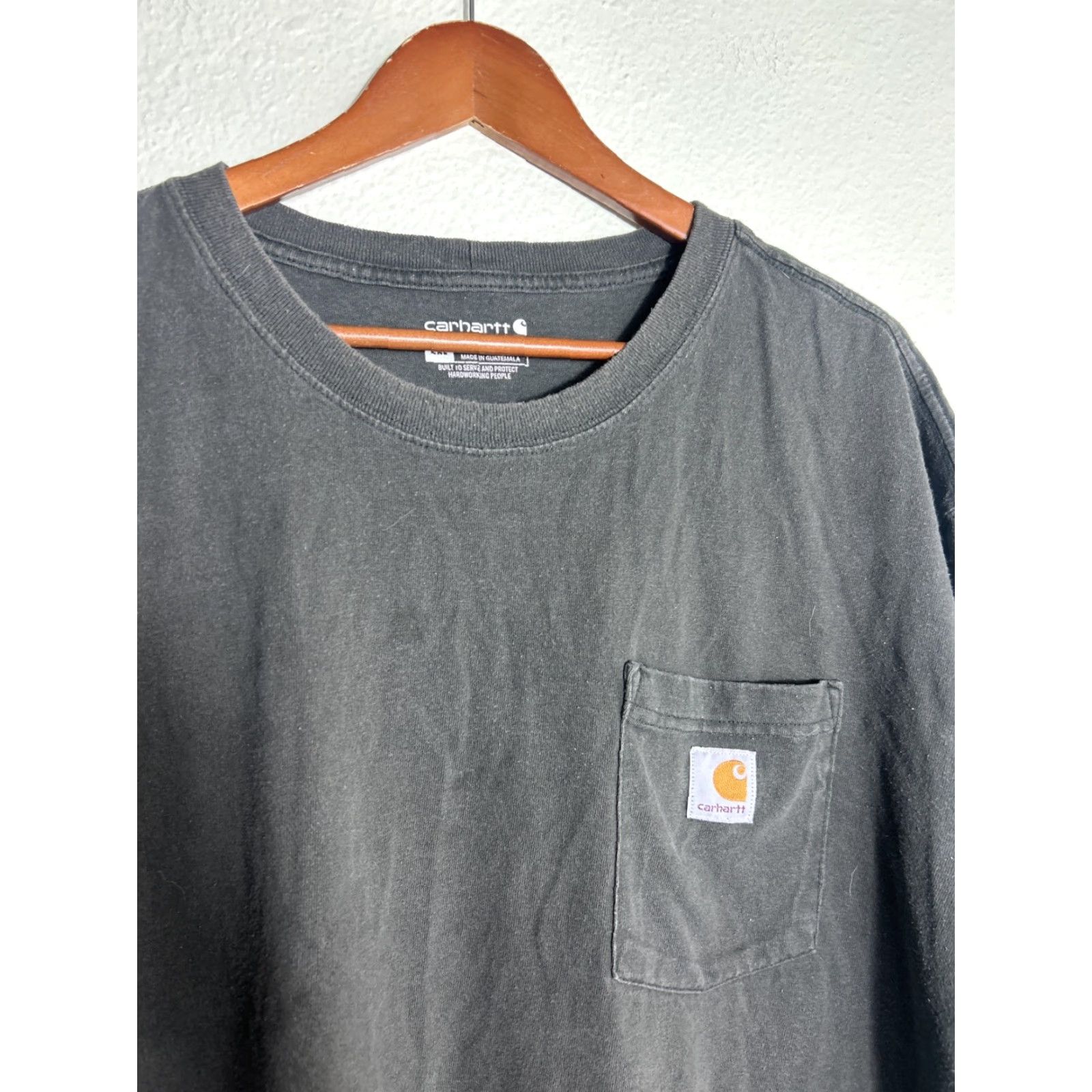 Carhartt Carhartt Shirt Mens 2XL Short Sleeve Green Loose Fit Oil Stains Size US XXL / EU 58 / 5 - 4 Thumbnail
