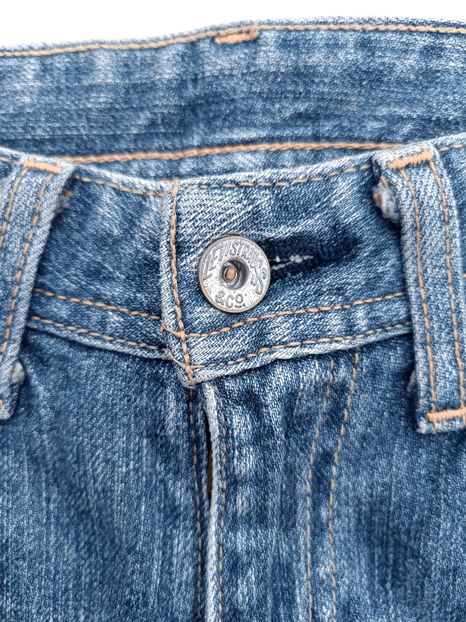 Levi's × Levi's Vintage Clothing VINTAGE 80s Levis Flare Jeans Boot Cut Faded Denim E215 Size US 30 / EU 46 - 13 Thumbnail