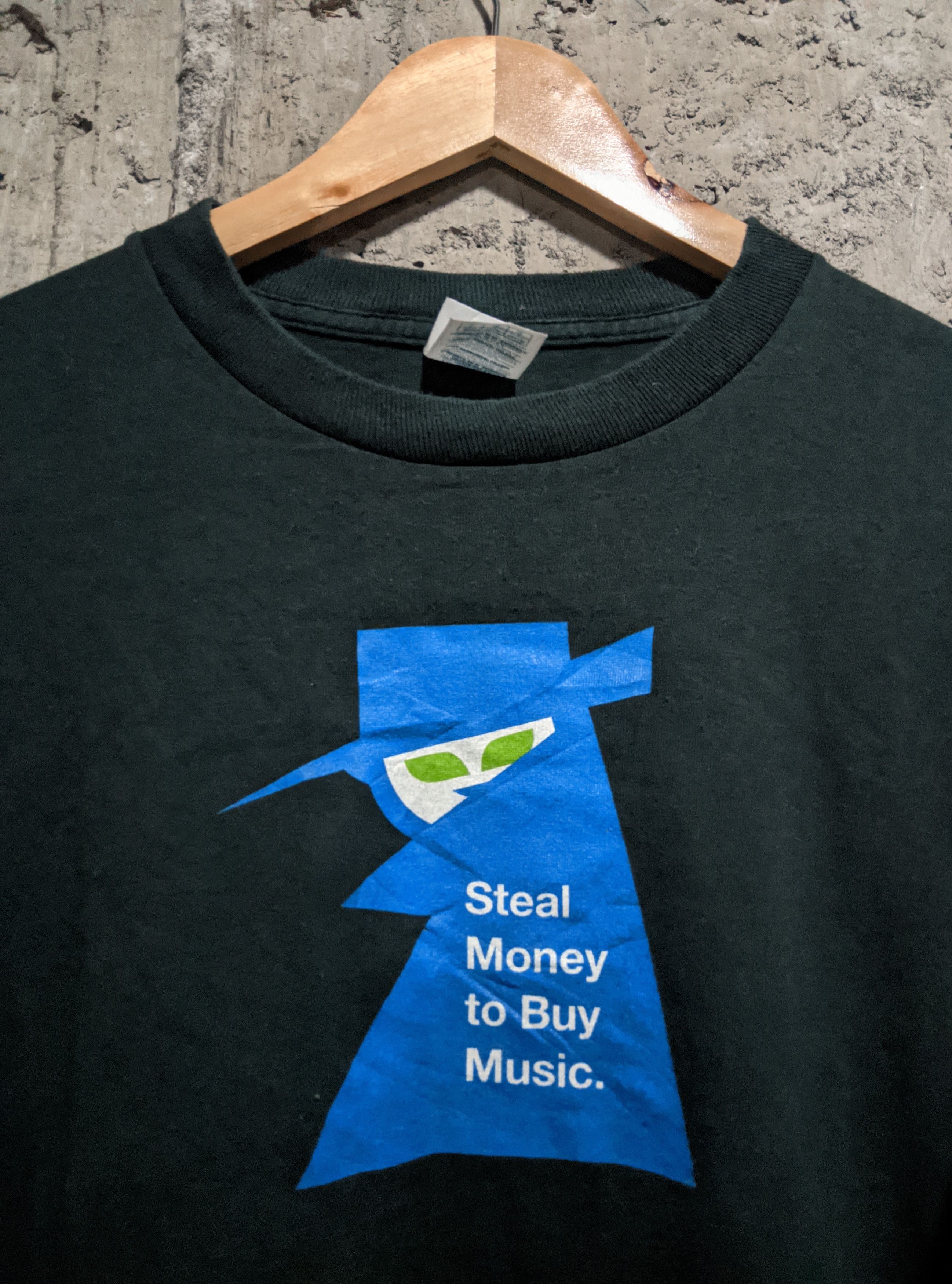 Vintage Vintage 2000s napster músic Windows t shirt Size US L / EU 52-54 / 3 - 2 Thumbnail