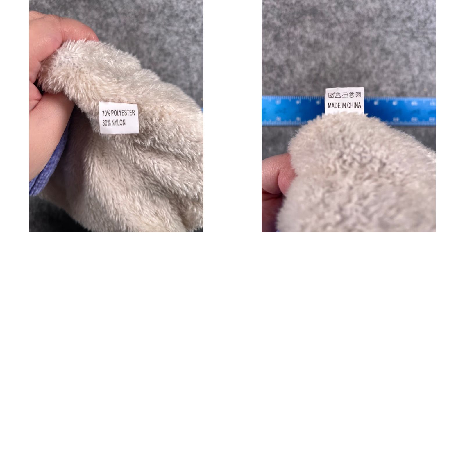 Vintage Page One Beanie Toque Women One Size Purple Cable Knit Nylon Polyester Ski Size ONE SIZE - 8 Thumbnail