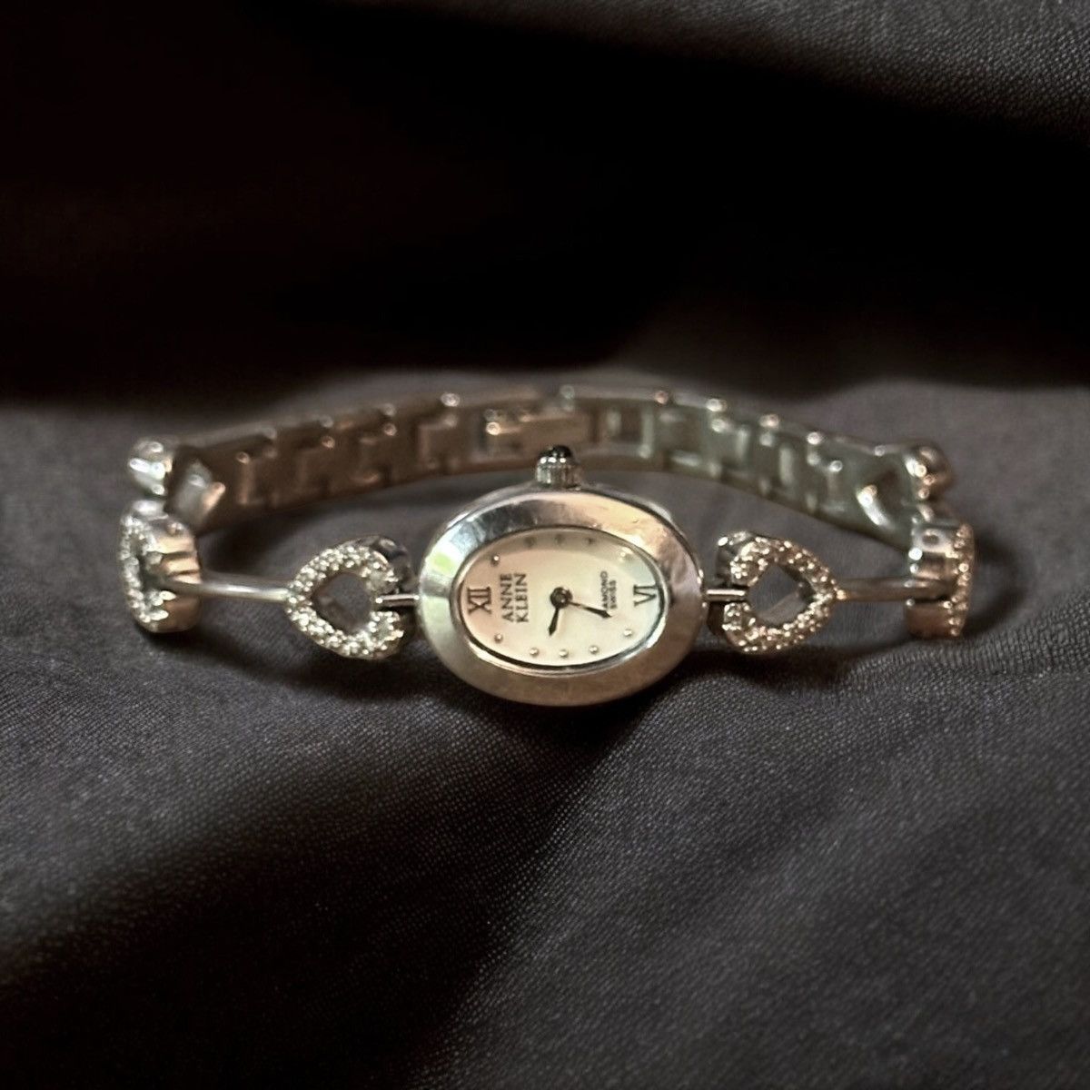 Anne Klein Vintage Anne Klein Swiss diamond heart band watch Size ONE SIZE - 1 Thumbnail