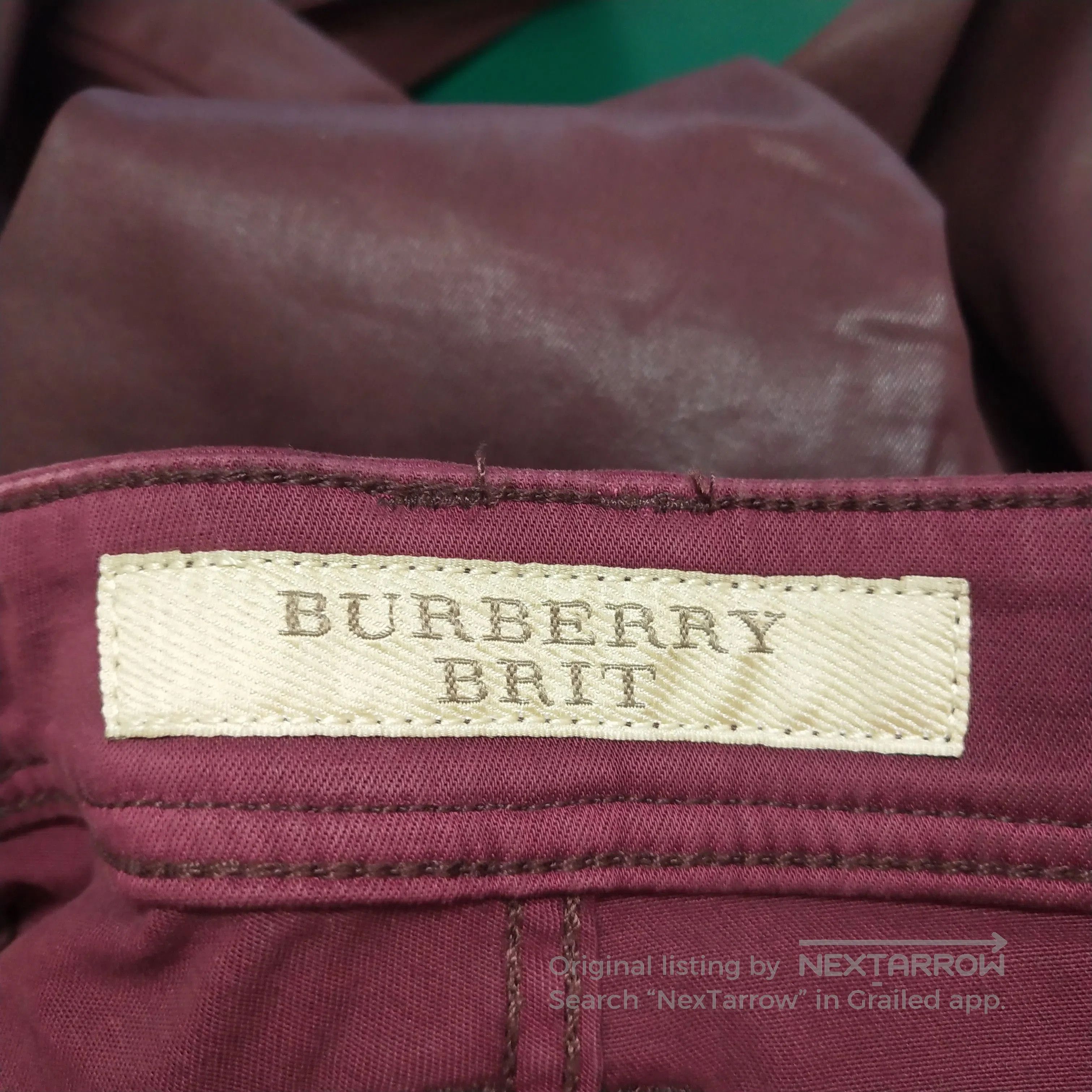 Burberry Burberry Brit Cotton Slim Fit Pants . Size US 38 / EU 54 - 5 Thumbnail