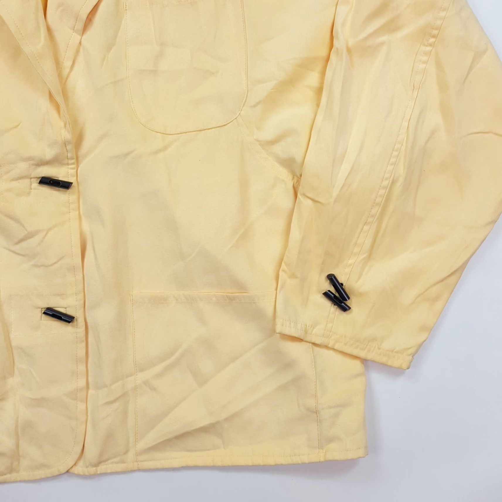 Vintage VINTAGE Jamie Sadock Golf Women's Medium Button Up Long Sleeve Casual 2 Button Jacket Yellow (M) Ladies, 90s, 80s, 90s Theme? Size M / US 6-8 / IT 42-44 - 3 Thumbnail